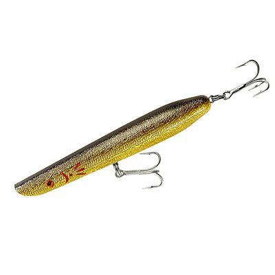 Cotton Cordell Pencil Popper Fishing Lure - Topwater Saltwater Bass Lure for Surf Casting & Inshore Fishing - Premium Wooden Popper for Stripers, Bluefish & Redfish