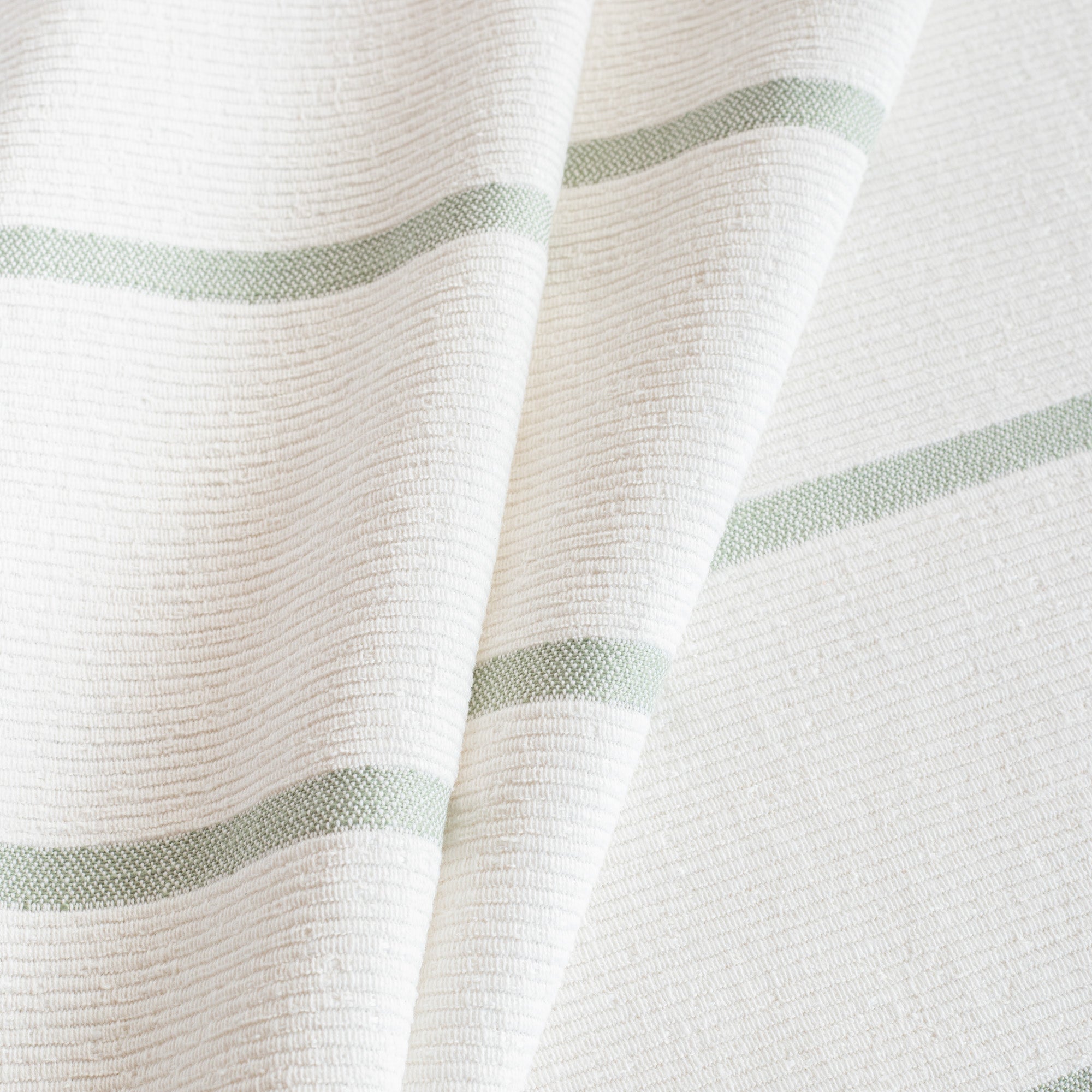 Carlin Stripe Fabric - Premium Jade Green Textile for Upholstery, Curtains & Home Decor | Perfect for DIY Projects & Interior Design
