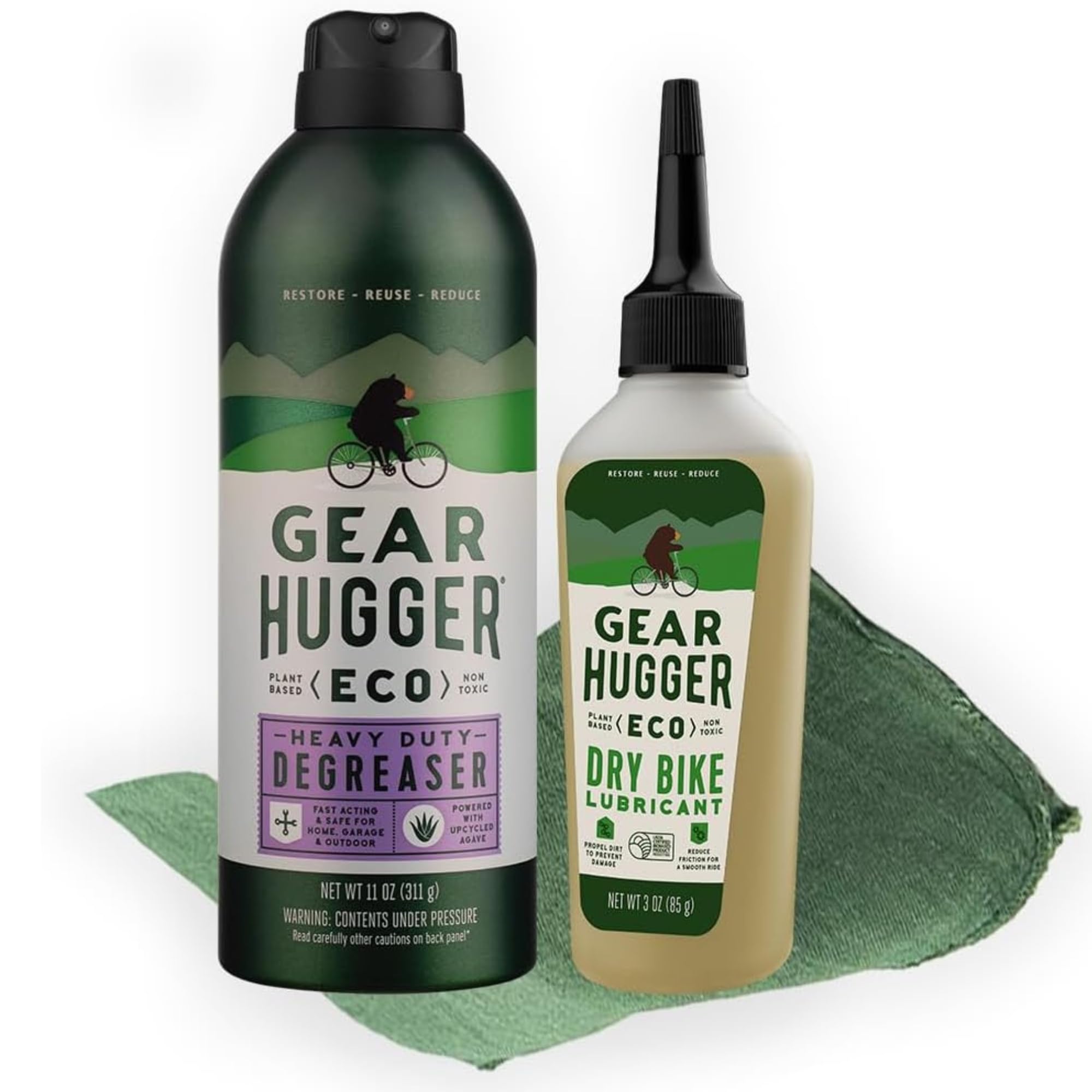 Eco-Friendly Dry Lube & Degreaser for Bike Chains - Plant-Based, Long-Lasting Lubricant (No Petroleum, No PTFE) - Perfect for Mountain Bikes, Road Bikes & Cycling Maintenance