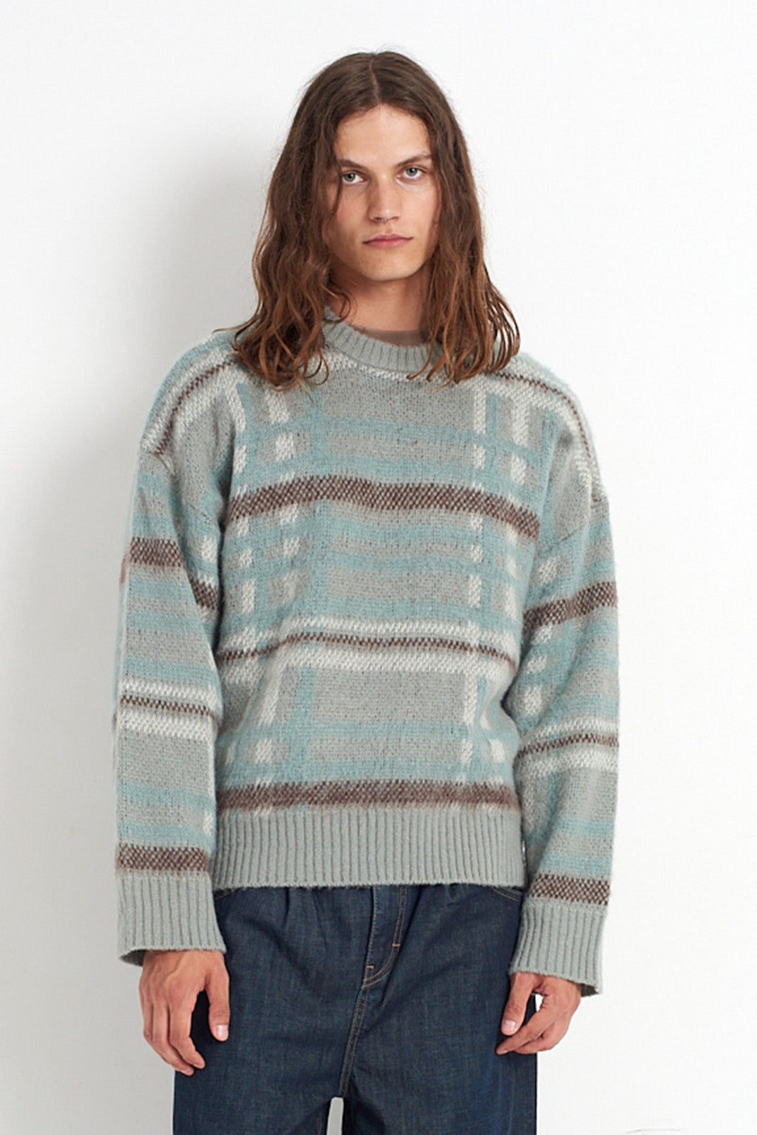 Dial Tartan Check Knit Sweater - Stylish Plaid Pattern for Men & Women | Perfect for Fall & Winter Outfits, Office Wear, and Casual Chic Looks
