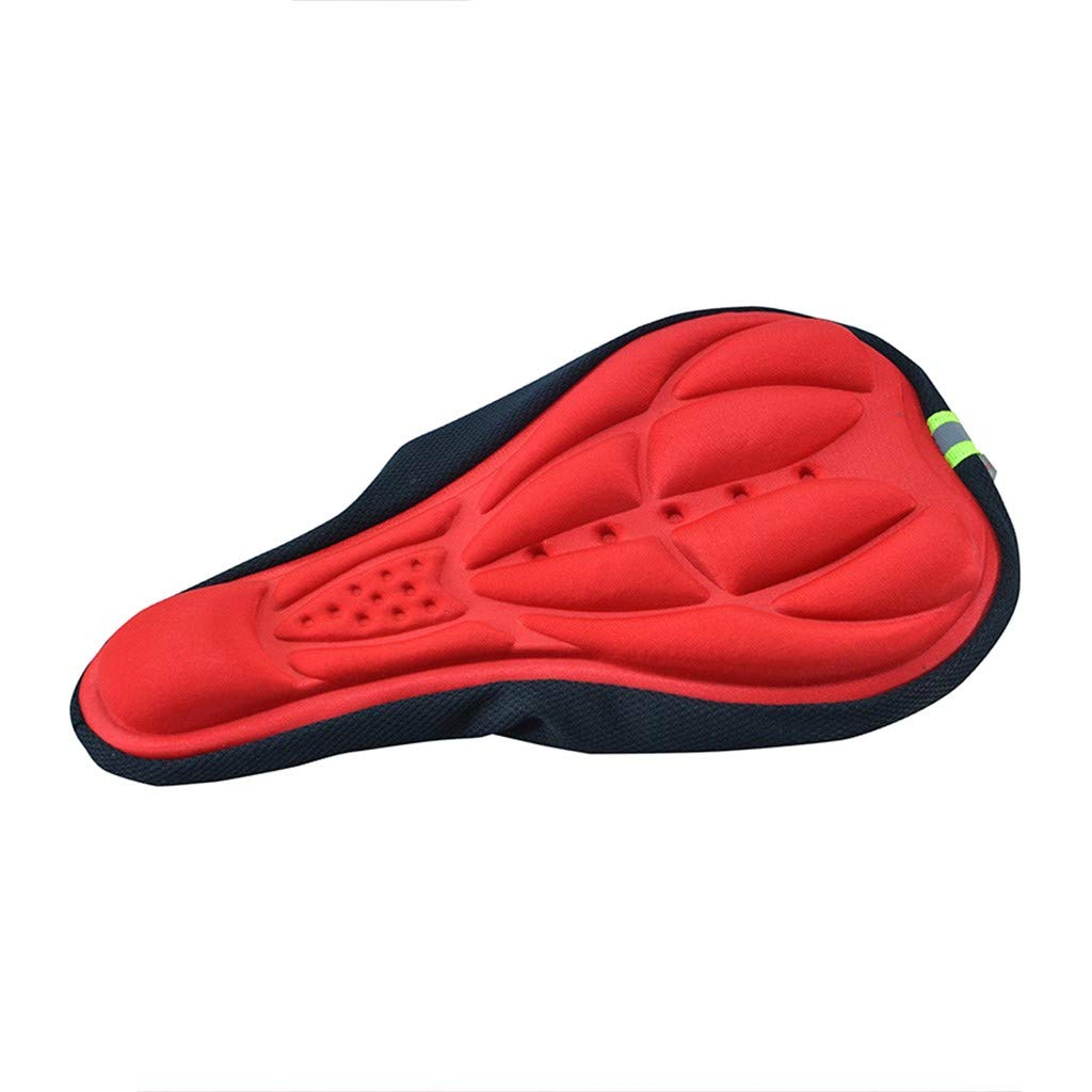 Zerlibeaful Gel Silicone Cycling Seat Cover - Comfortable Bicycle Saddle Pad & Extra Bike Cushion Accessories - Perfect for Long Distance Rides, Commuting, and Outdoor Cycling Adventures