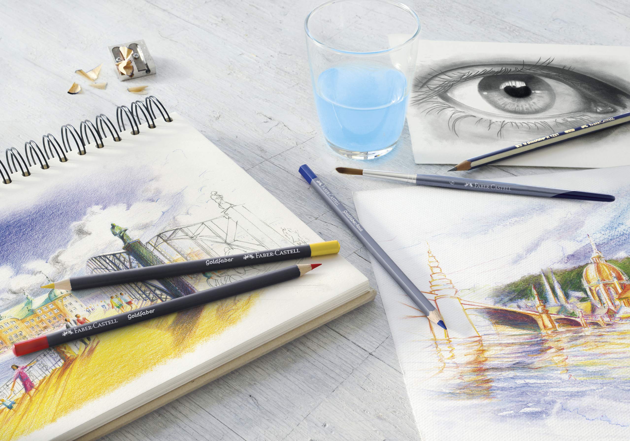 Faber-Castell Goldfaber Color Pencil - Light Magenta for Art & Sketching