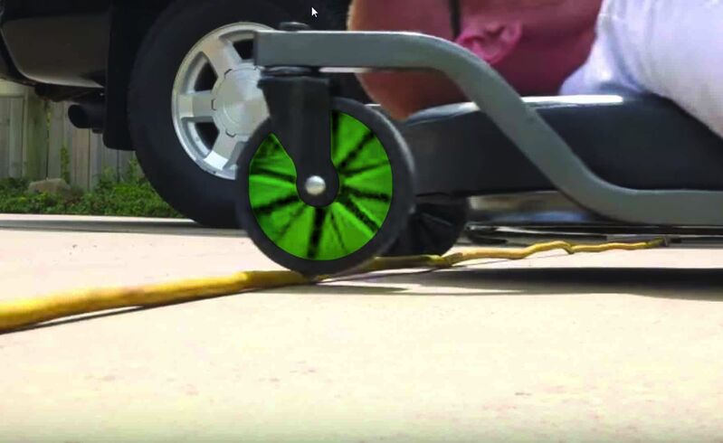 Heavy-Duty Creeper with Large Wheels 109 x 48 x 16cm PT80503 - Perfect for Auto Mechanics & DIY Car Repairs
