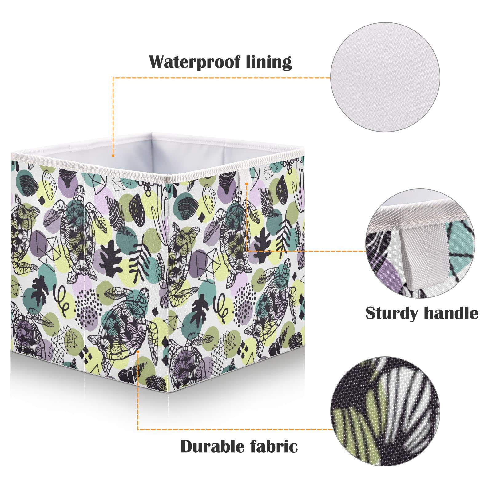 Collapsible Turtle Shell Storage Basket - Home & Office Organizer for Towels & Nursery
