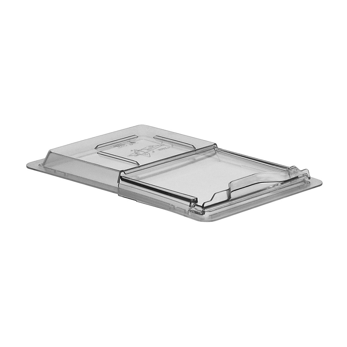 Cambro 1218SCCW135 Clear Sliding Lid Food Storage Container - 12 x 18 Inches - Airtight Kitchen Organization for Restaurants, Catering & Home Meal Prep
