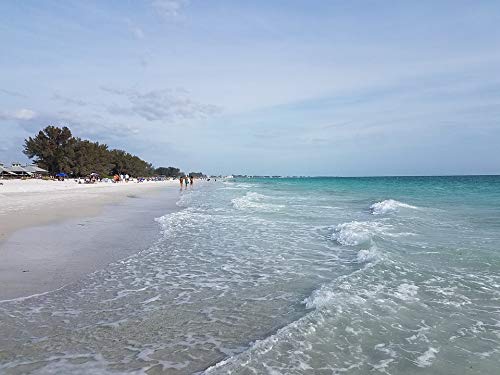 20x30 Inch Tropical Sea Sand Seascape Laminated Poster - Vibrant Colors & HD Imagery - Perfect for Living Room, Bedroom, Office Decor - Wall Art for Beach Theme Home Decoration