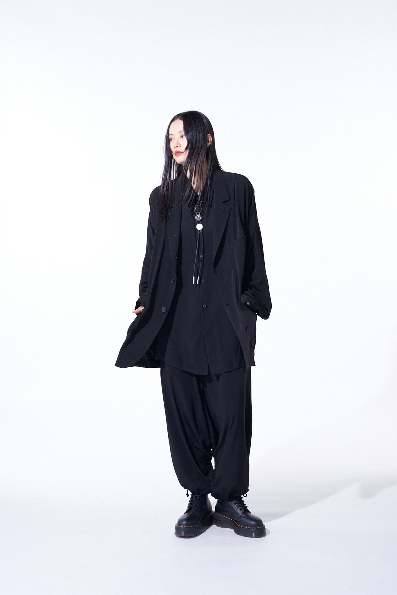 Elegant Crepe de Chine Raglan Sleeve Jacket for Women - Lightweight & Stylish Blazer for Office, Dinner & Special Occasions
