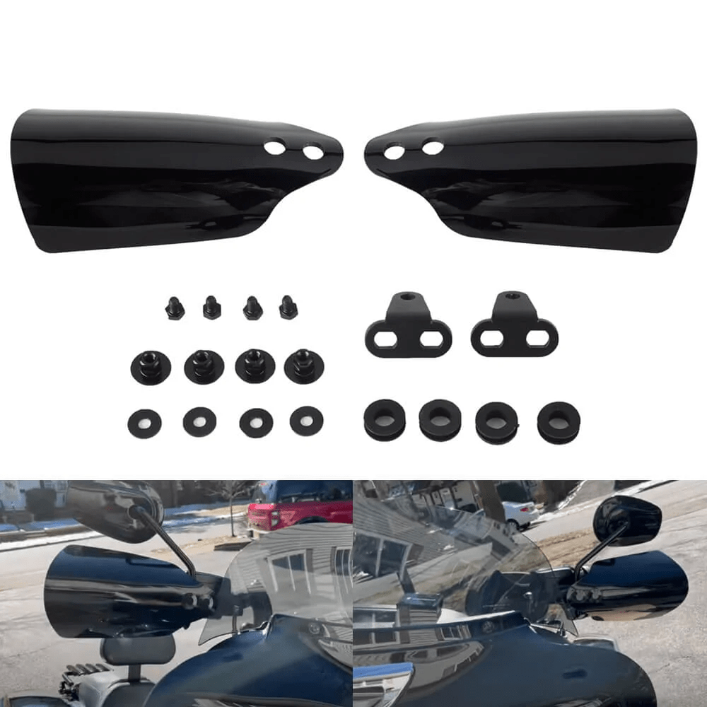 Eagle Lights Club Style Hand Guards for Harley-Davidson 2014-2023 Electra Glide, Freewheeler, Road Glide & Road King - Durable Motorcycle Wind Protection for Long Rides & Highway Cruising