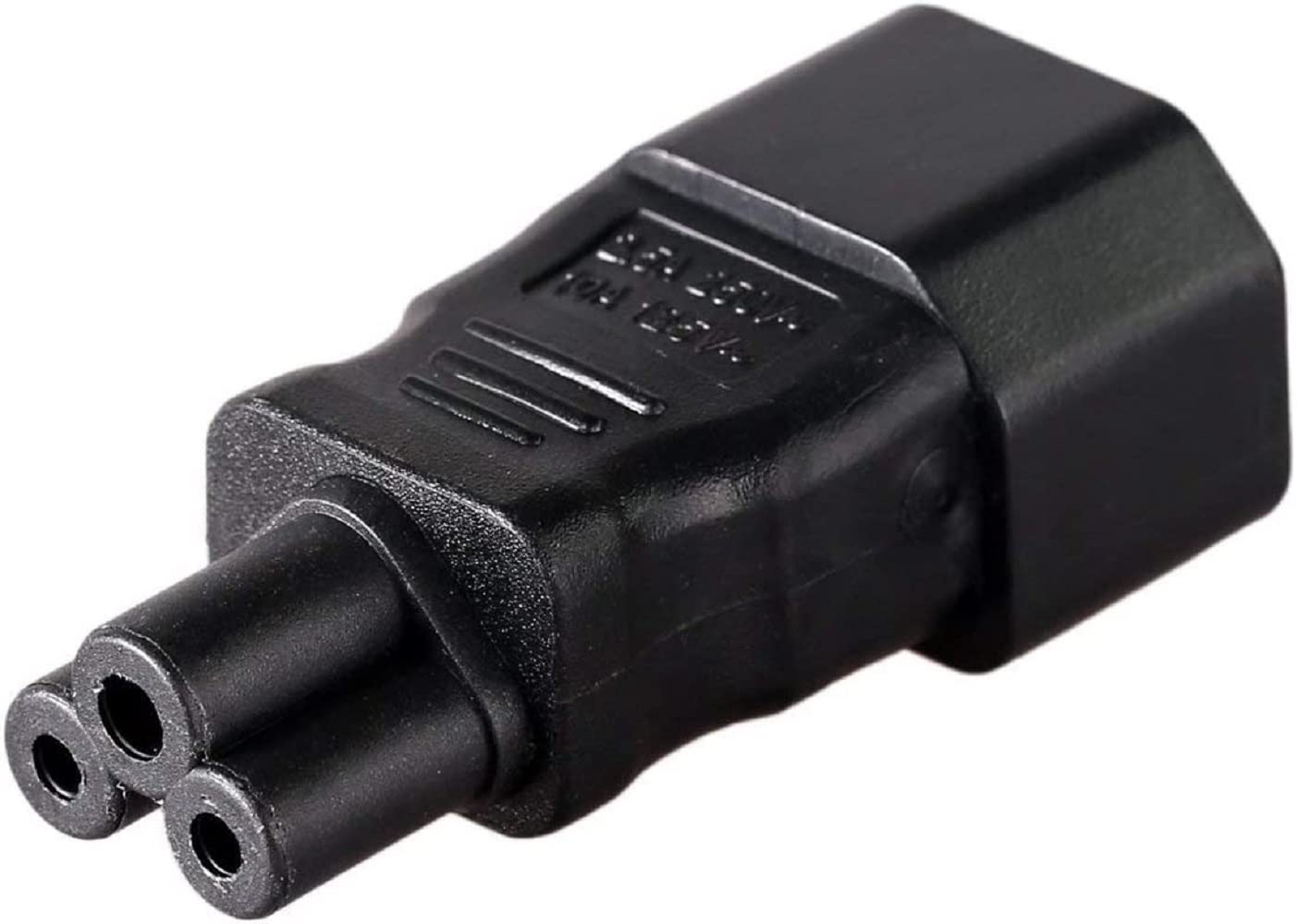 Toptekits IEC C13/C14 to C5/C6 Power Cable Adapter - Kettle Lead to Mickey Mouse PC Laptop Power Cord - Perfect for Home Office, Gaming Setup & Workstation Power Supply