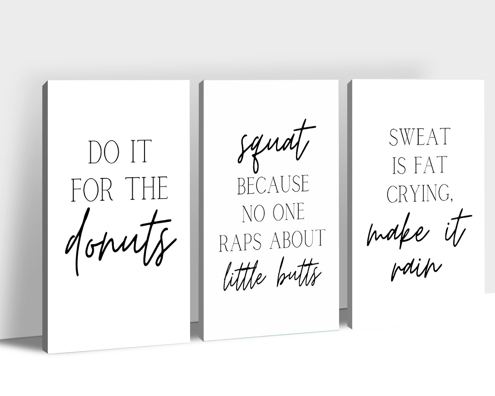 3-Piece Motivational Office Wall Art - Inspirational Canvas Prints with Positive Quotes for Home & Office Decor, Framed Ready-to-Hang 20x30 Inch Set - Perfect for Workspace, Study Room & Living Room Wall Decor