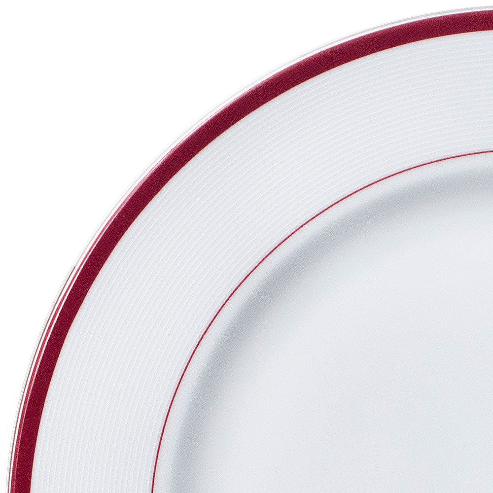 Luxury Jet Set Red 16-Piece Dinnerware Set - Elegant Porcelain Plates, Bowls & Mugs - Perfect for Formal Dining, Holiday Entertaining & Wedding Registry