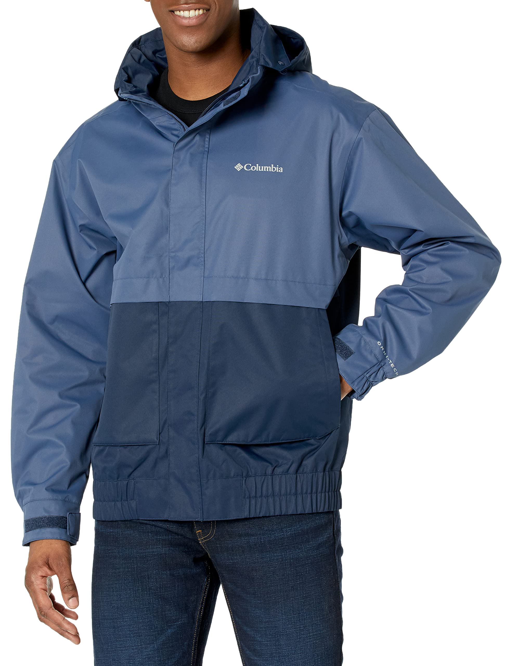 Columbia Men's Boundary Springs Waterproof Jacket - Lightweight, Breathable Raincoat for Hiking, Camping & Outdoor Adventures