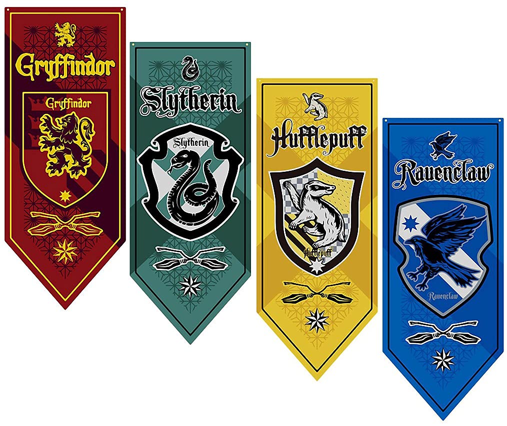 Harry Potter Gryffindor House Flag - Premium Party Decorations for Birthday, Themed Events & Room Decor - Perfect for Halloween, Movie Nights & Fan Gifts