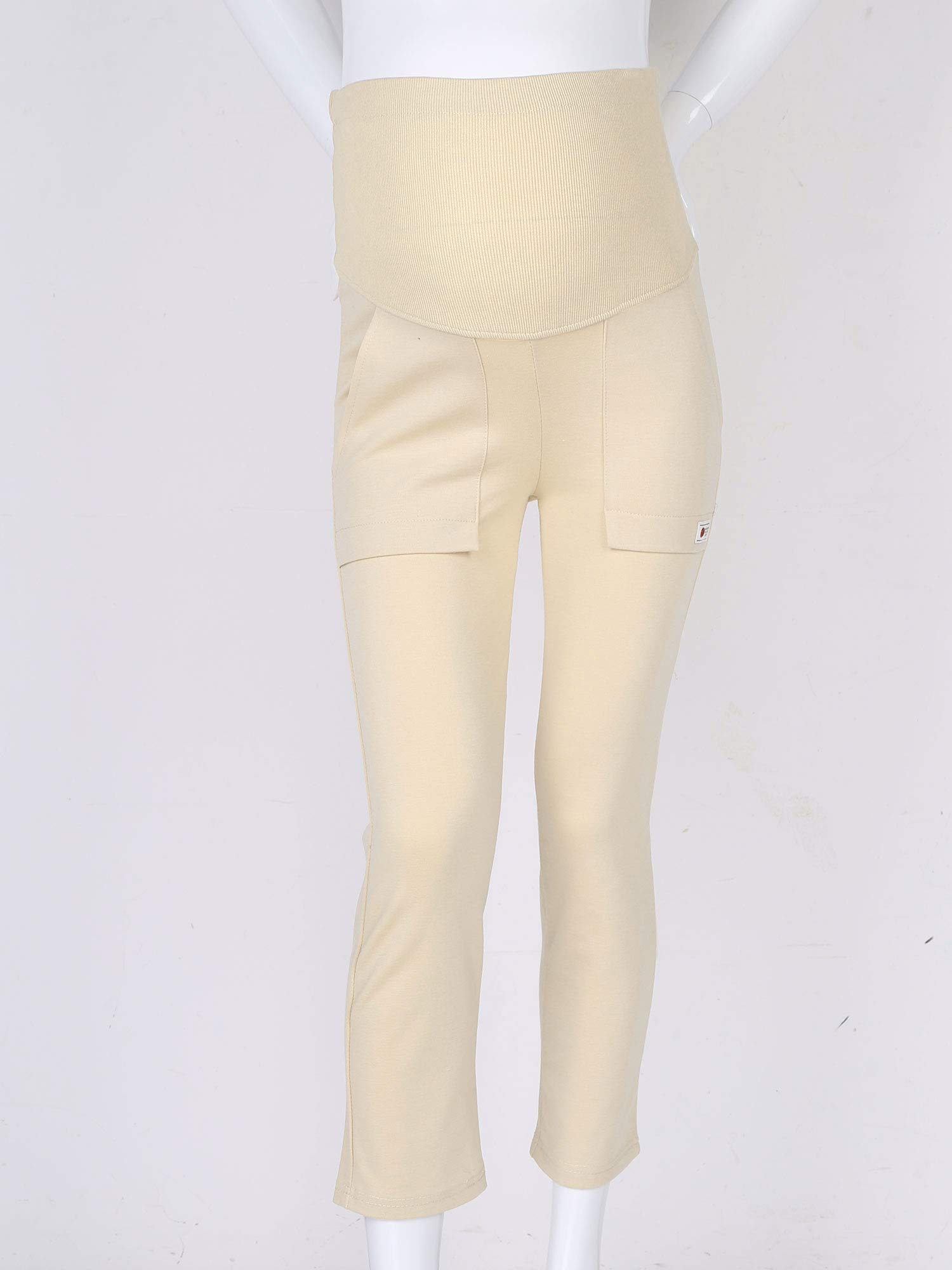 **Maternity Pants for Women - High Waist Wide Leg Trousers, Adjustable Pregnancy Leggings - Comfortable Casual Wear for Work, Travel & Everyday Use**