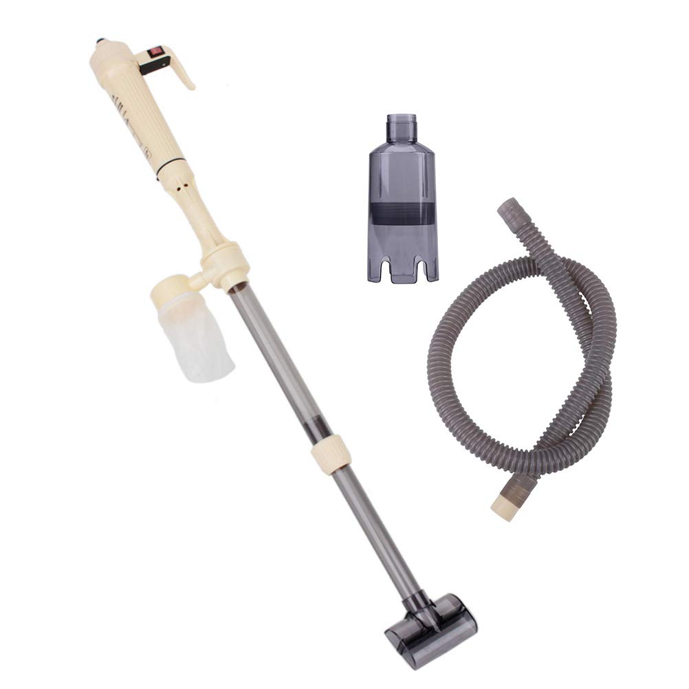 POPETPOP Electric Fish Tank Vacuum Cleaner - Battery-Free Gravel & Sand Washer for Aquarium Maintenance | Perfect for Freshwater & Saltwater Tanks, Home & Office Aquariums