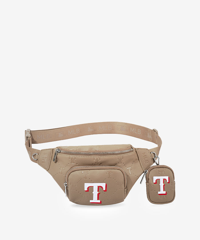 MLB Texas Rangers Waist Pack - Adjustable Belt Bag for Men & Women - Perfect for Baseball Games, Concerts & Travel