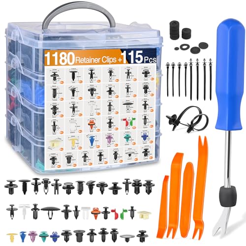1180Pcs Clips + 115 Remover