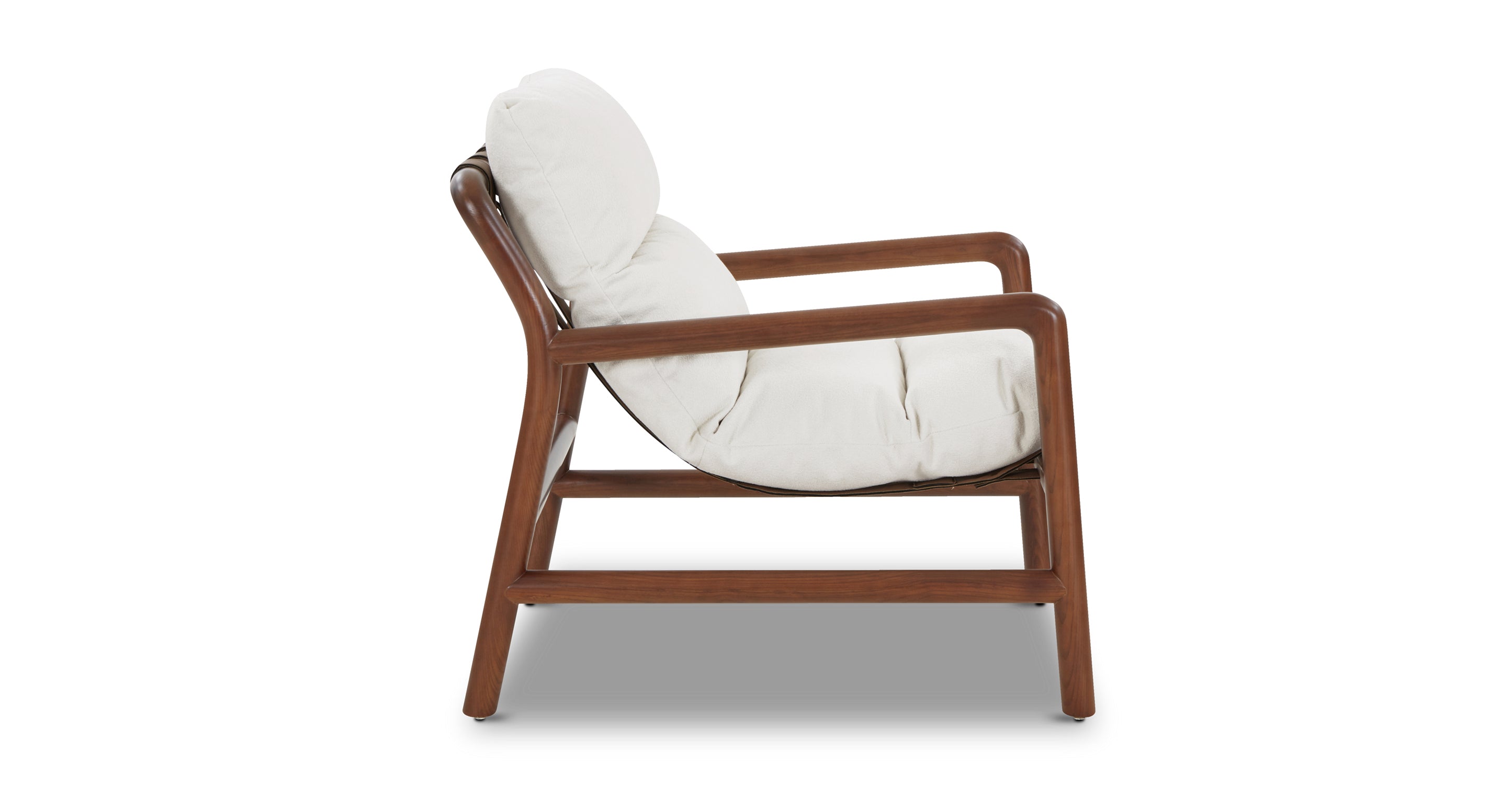 Pietras Modern Lounge Chair - Comfortable Mid-Century Accent Chair for Living Room, Bedroom & Office - Stylish Upholstered Armchair with Wooden Legs - Perfect for Relaxing, Reading & Decorating Your Home