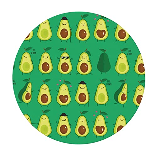 Cartoon Funny Avocado