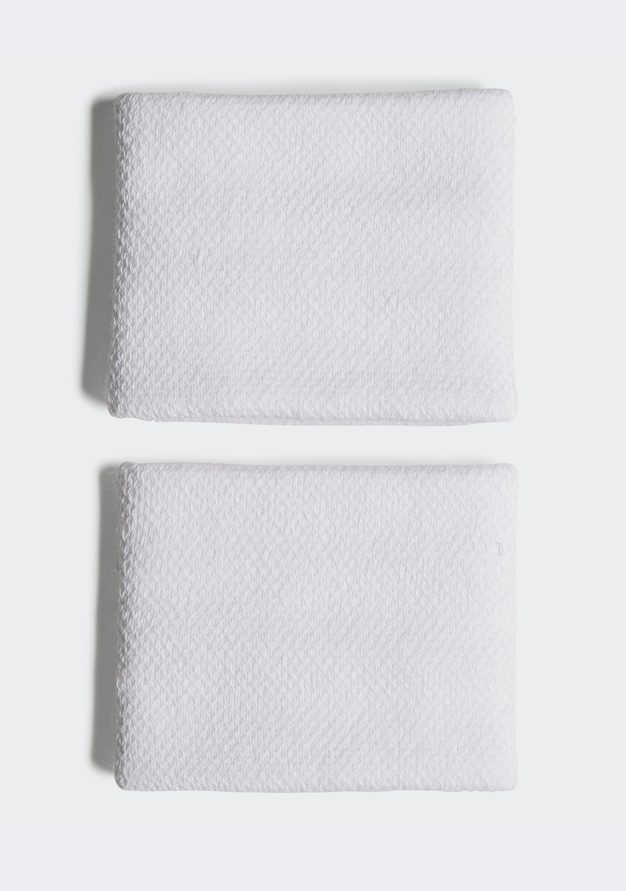 Adidas Tennis Wristbands - White OSFM (One Size Fits Most) Sweat Absorbent Wrist Bands for Men & Women - Perfect for Tennis, Basketball, Gym & Workout