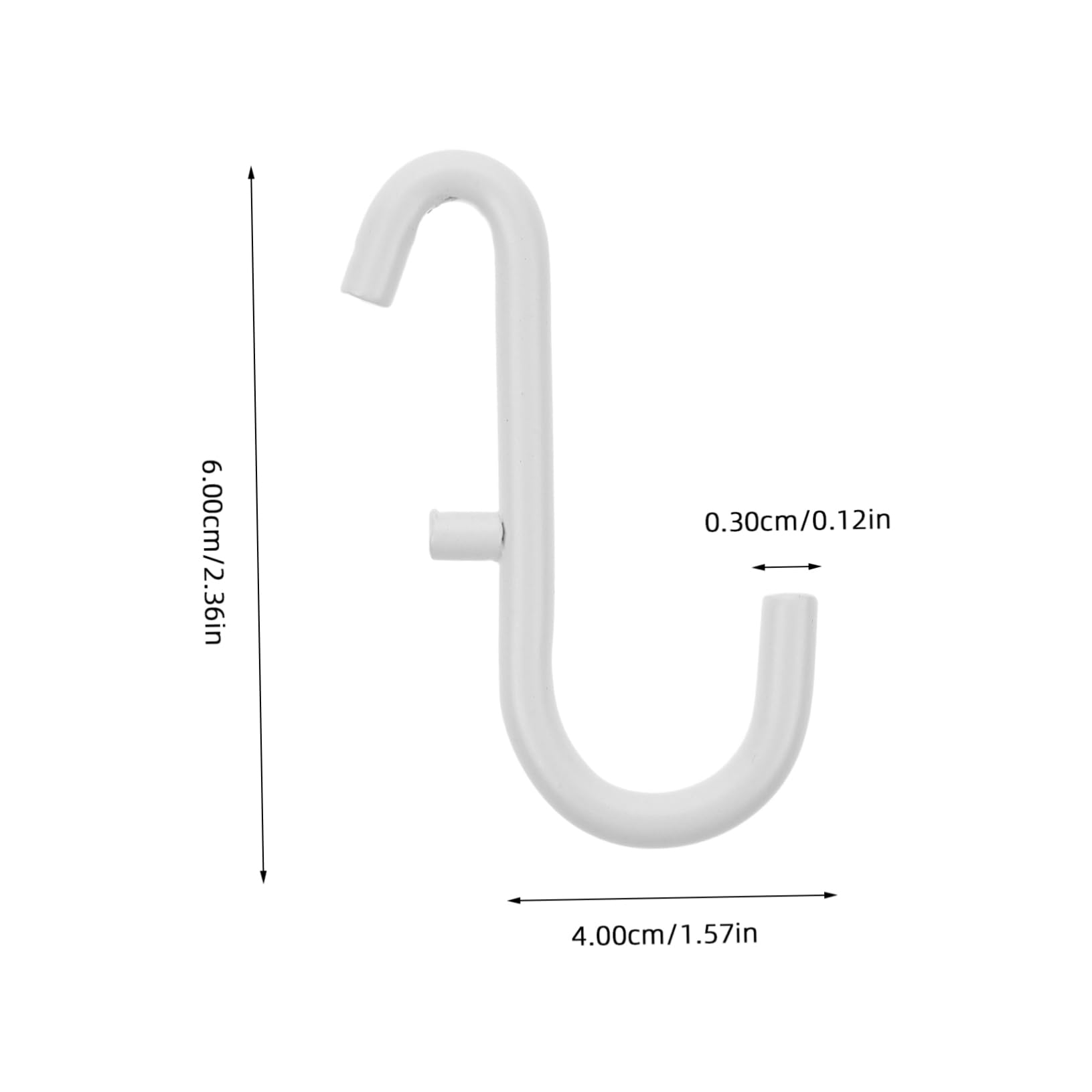BELLIFFY 5-Pack White D-Shaped Pegboard Hooks - Heavy Duty Wall Mount Storage Hooks for Garage, Bedroom & Kitchen Organization - Perfect for Hanging Tools, Utensils & Home Decor
