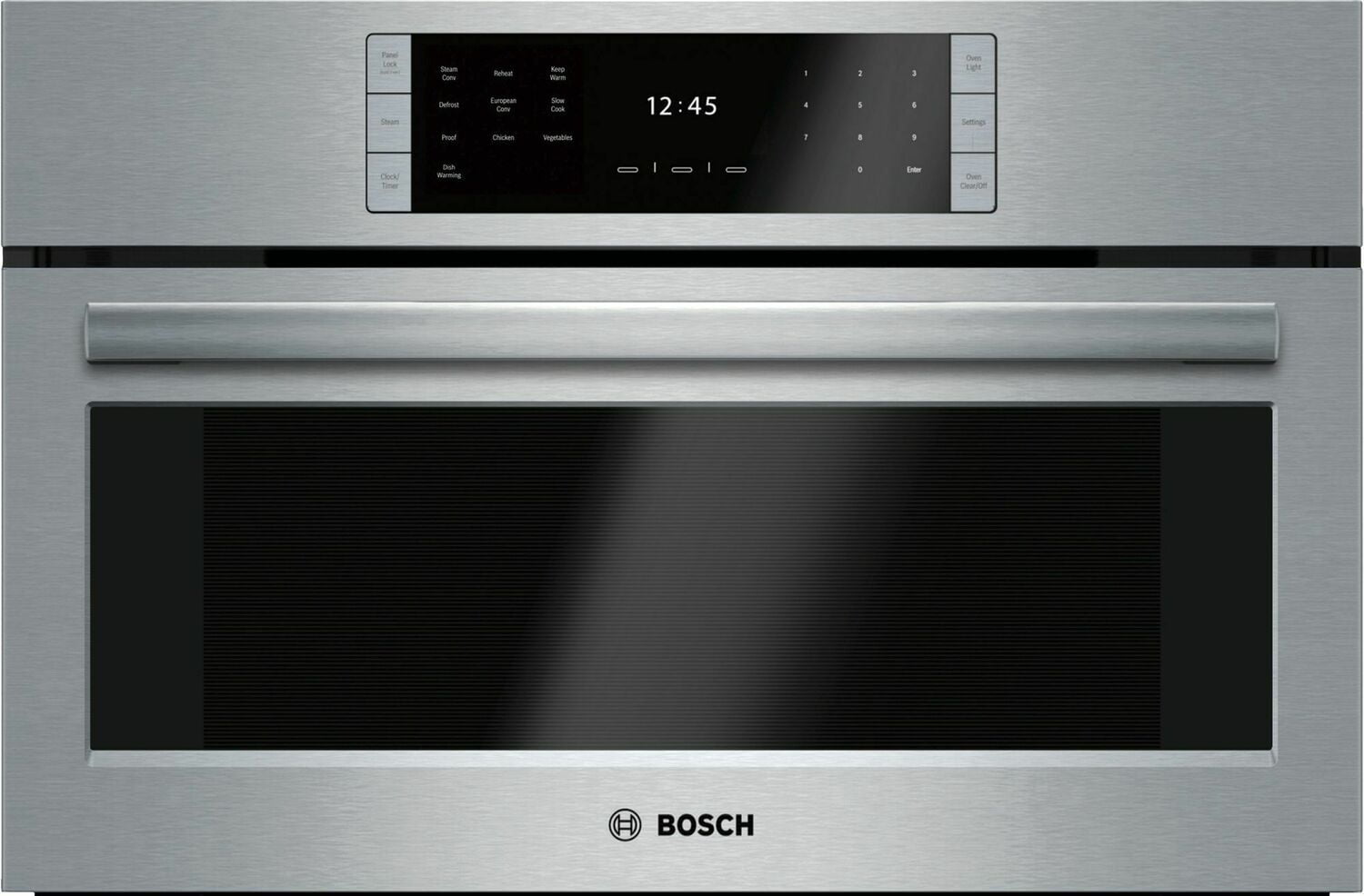 Bosch HSLP451UC 30-Inch Benchmark Series Steam Convection Oven - Perfect for Baking, Roasting & Healthy Cooking in Modern Kitchens