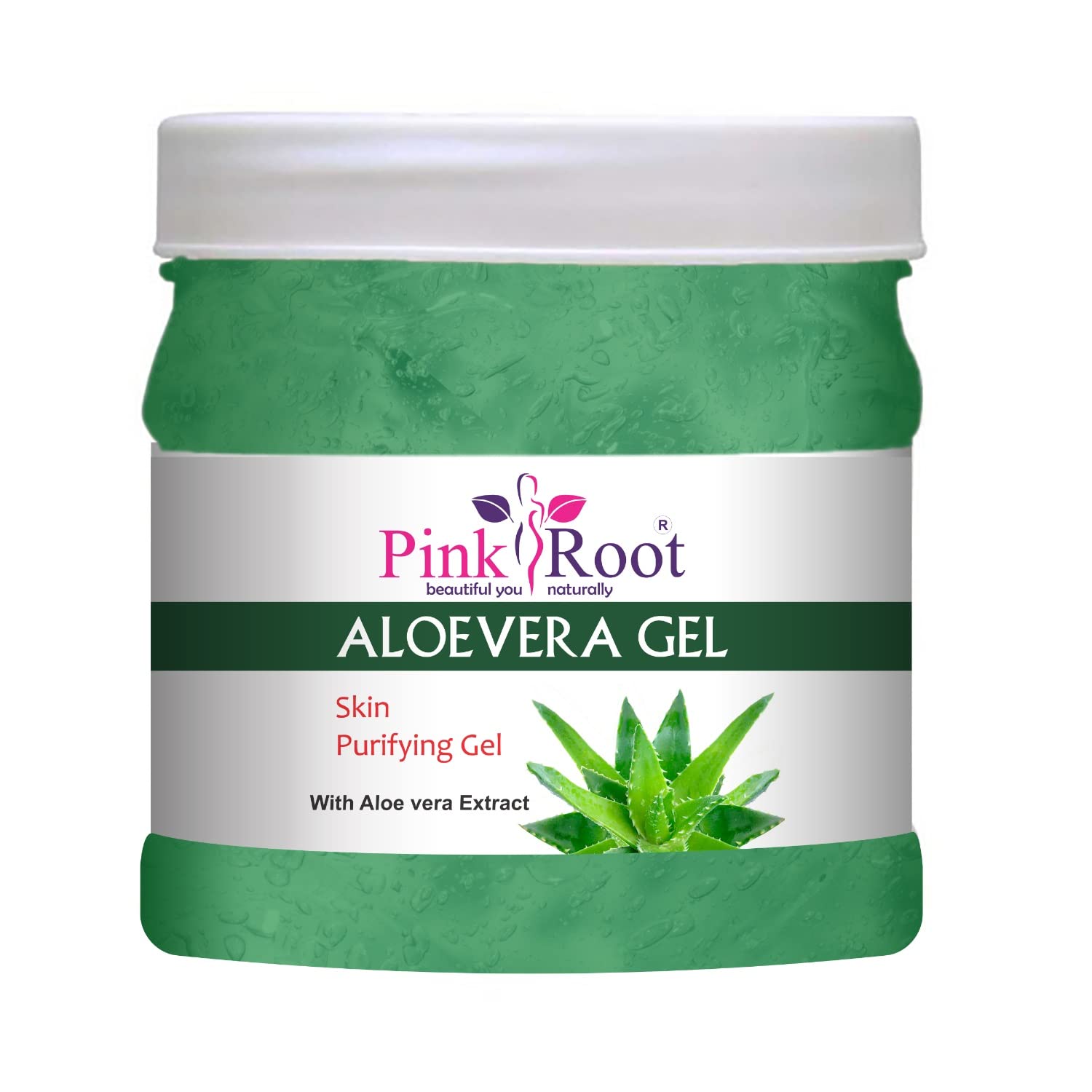 Organic Pink Root Aloe Vera Gel & Coffee Scrub Set - 500g Each - Natural Skin Care for Hydration & Exfoliation - Perfect for Face, Body & Hair Treatment - Spa Day & At-Home Beauty Routine