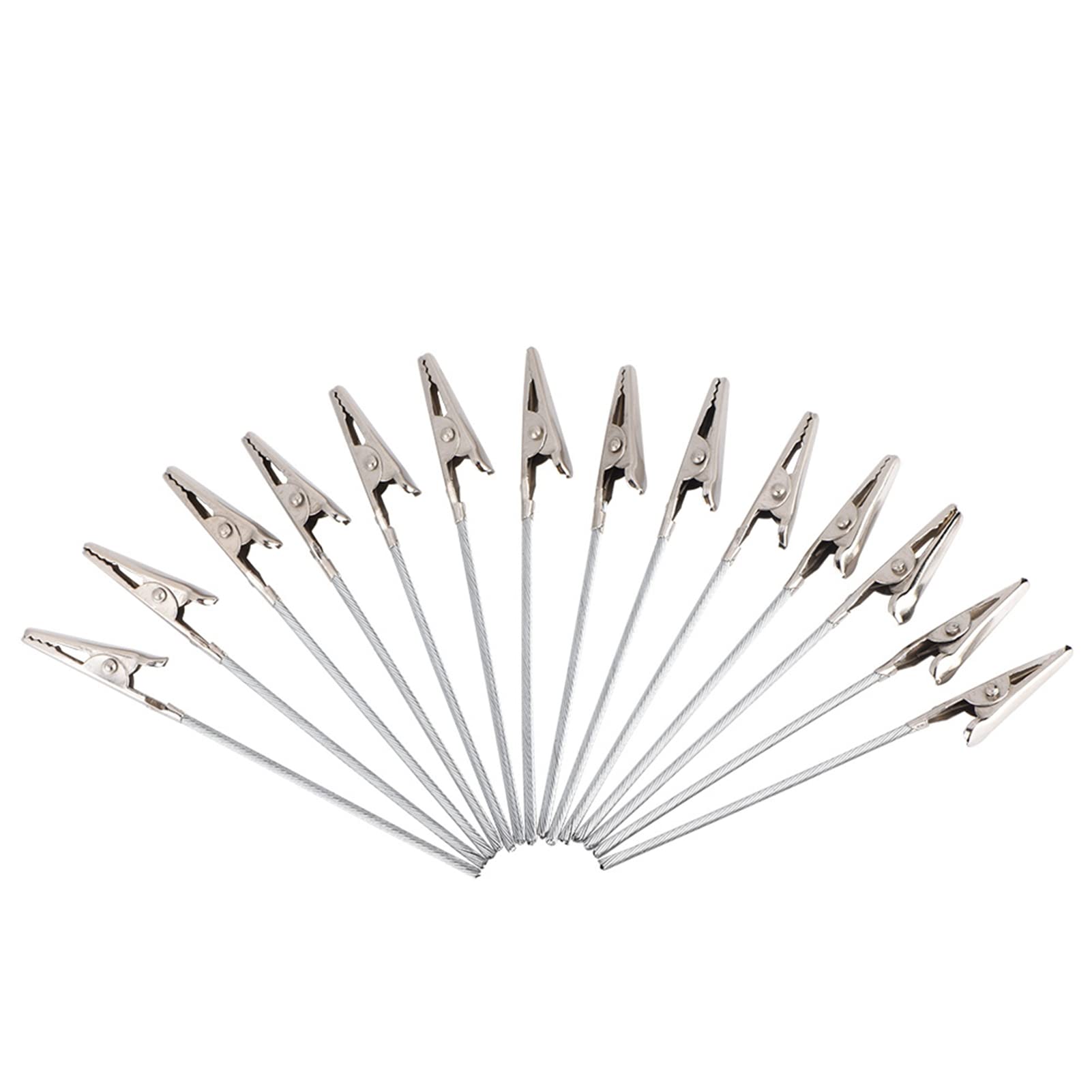 50 Pcs Metal Wire Clamp Long Tail Craft Clips - DIY Jewelry Making, Scrapbooking, Gift Wrapping & Home Decoration Accessories