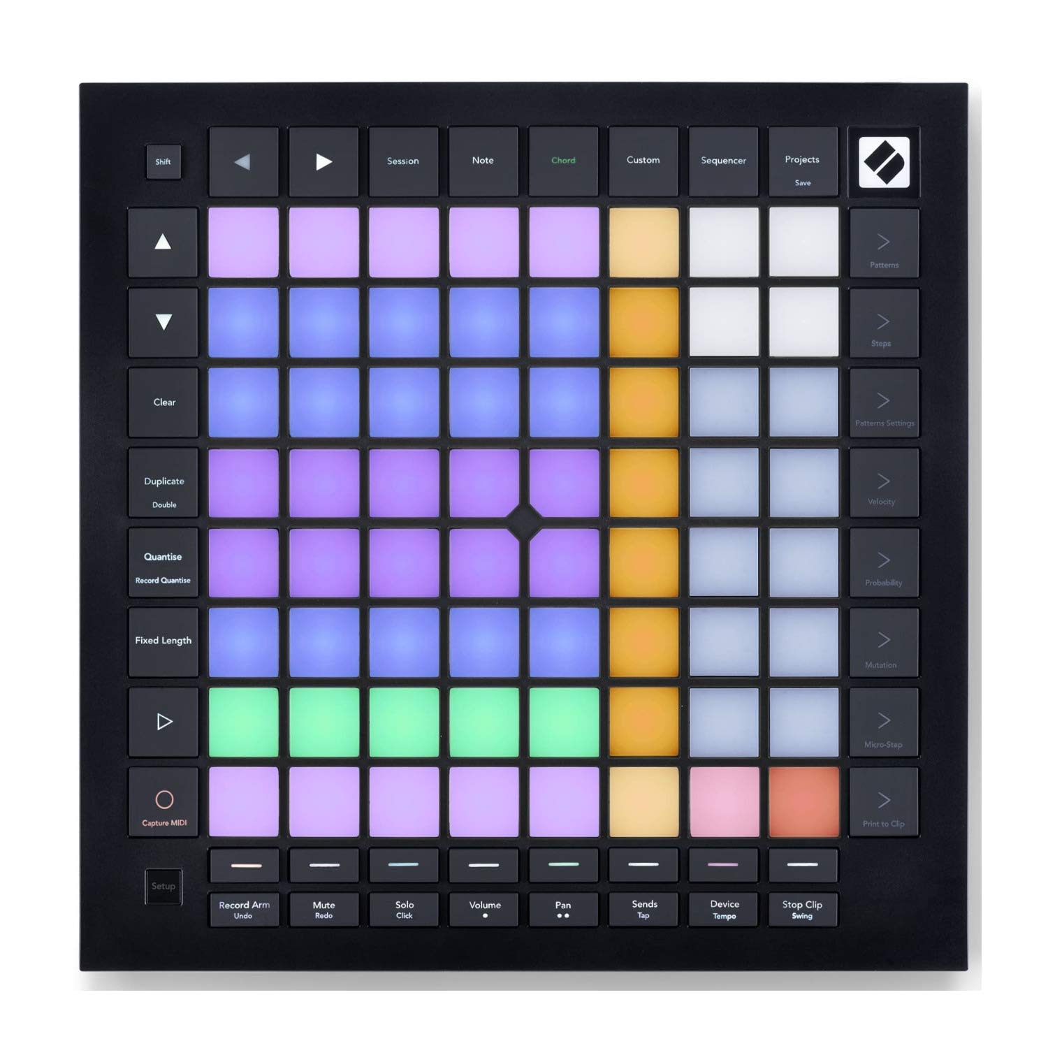 Novation Launchpad Pro MK3 MIDI Controller Bundle with Studio Headphones & 4-Port USB Hub - Perfect for Music Production, DJing & Live Performances