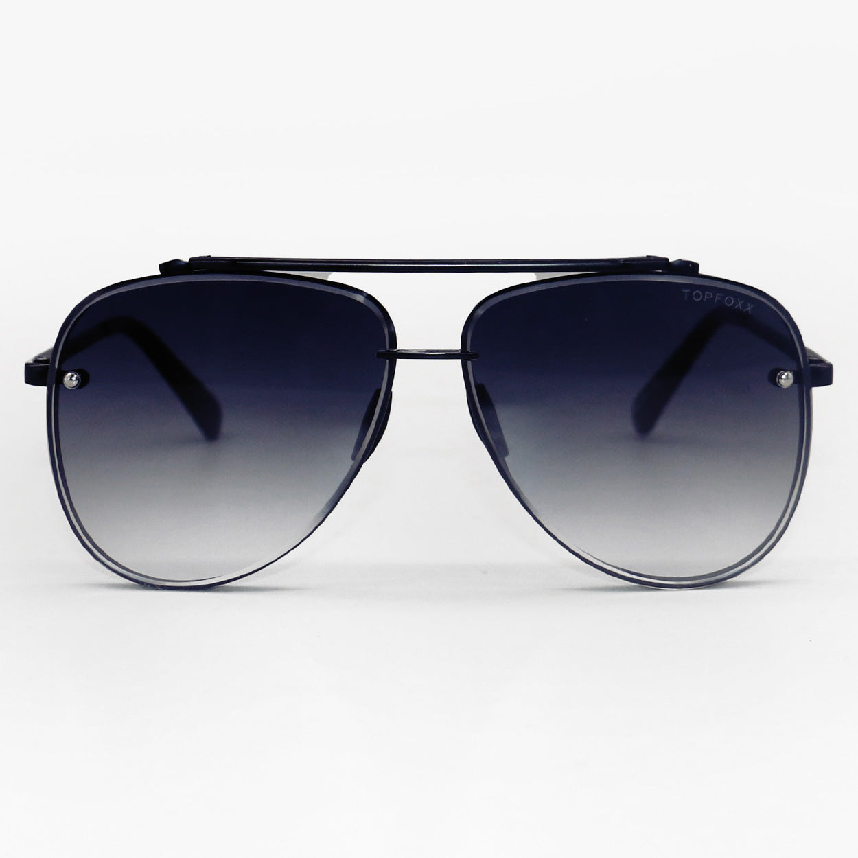 Luna Tangle-Free Faded Black Aviator Sunglasses for Women & Men – UV Protection, Lightweight & Stylish for Driving, Beach, and Outdoor Activities