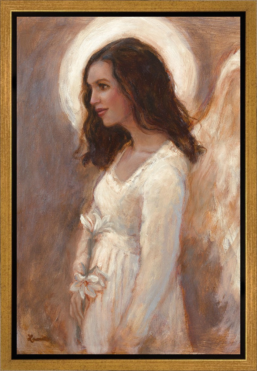 Angel of the Resurrection Gallery Wrap Canvas Art - Religious Wall Decor for Home, Church & Office - Perfect for Easter Decorations & Spiritual Spaces