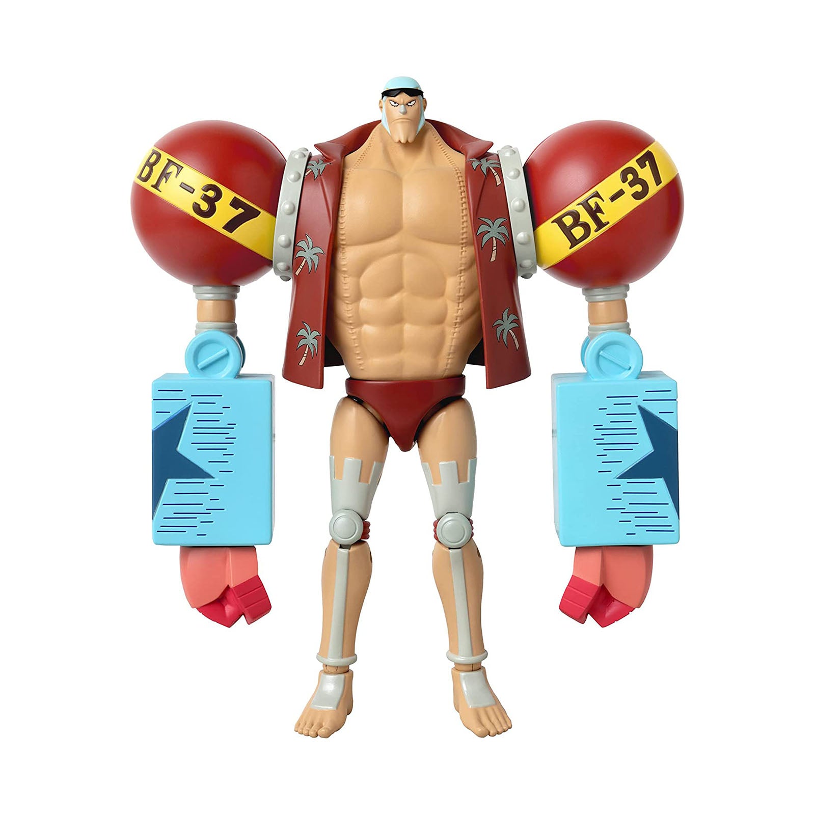 Bandai One Piece Anime Heroes Franky Action Figure - Collectible PVC Statue for Anime Fans | Perfect for Display, Gifts, and Anime Collections