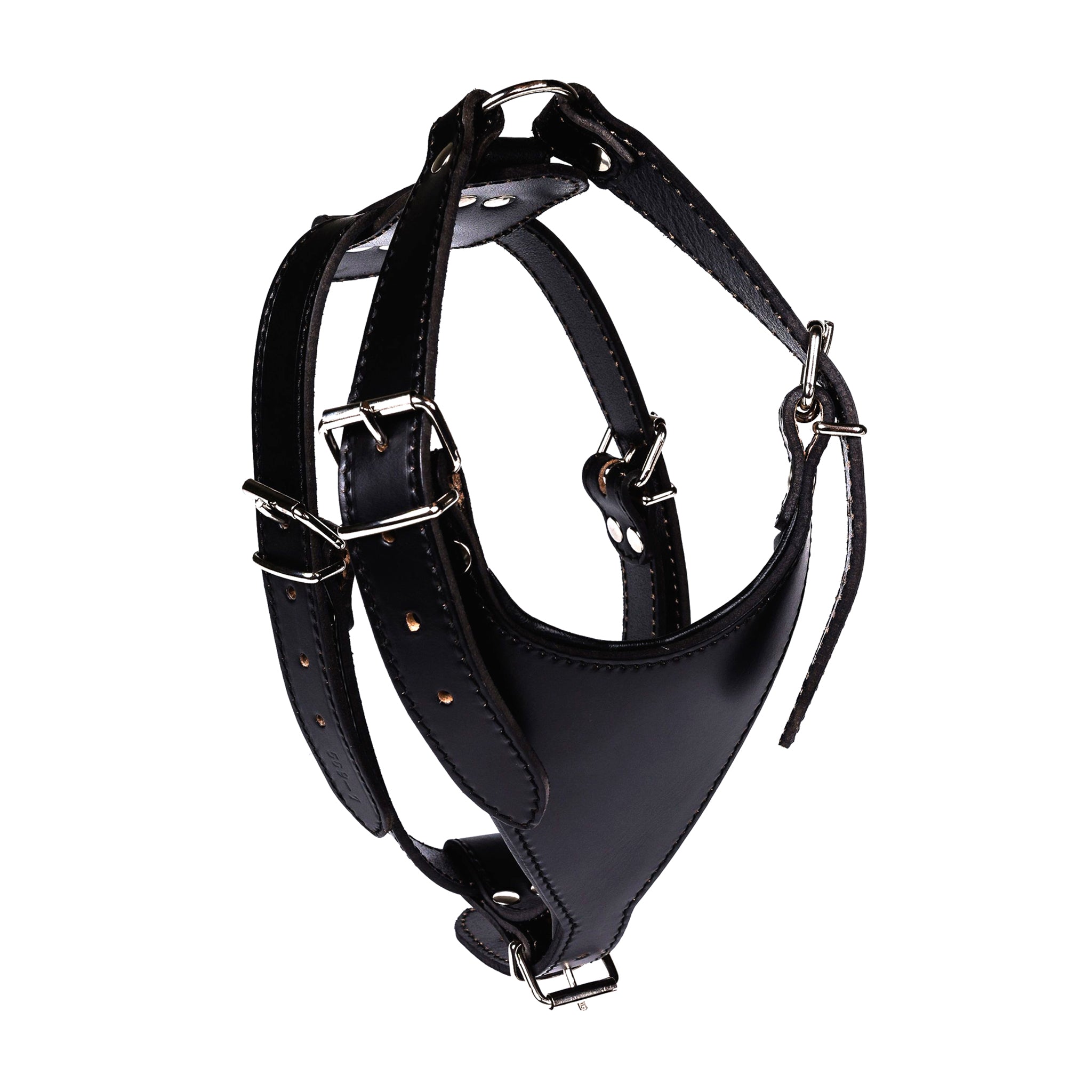 Premium Carlino Leather Dog Harness – Adjustable & Durable for Small to Medium Dogs – Perfect for Walking, Training & Outdoor Adventures