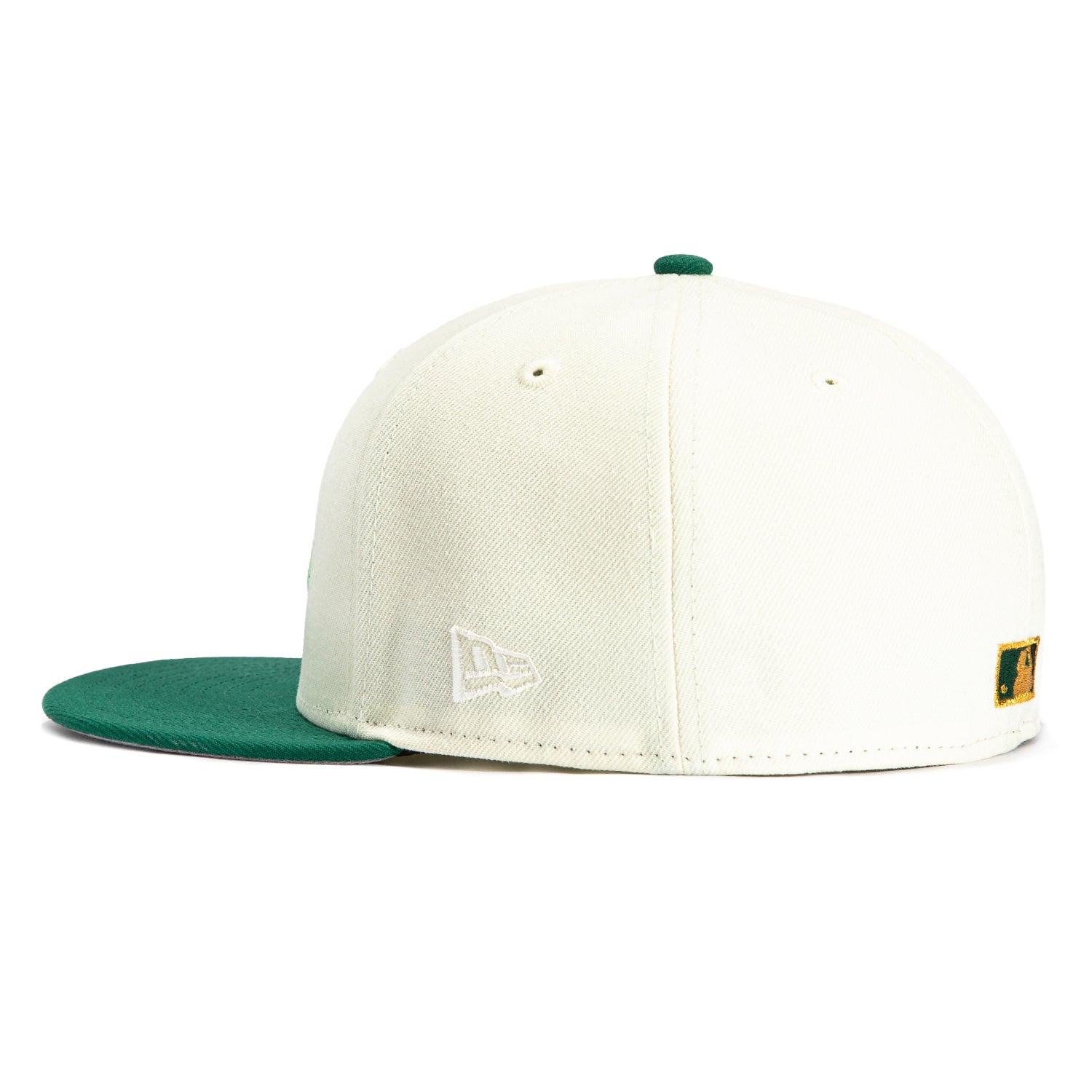New Era 59Fifty Baltimore Orioles 50th Anniversary Patch Alternate Baseball Cap - White & Green - MLB Officially Licensed Hat for Fans & Collectors - Perfect for Games, Tailgating, and Sports Memorabilia Display