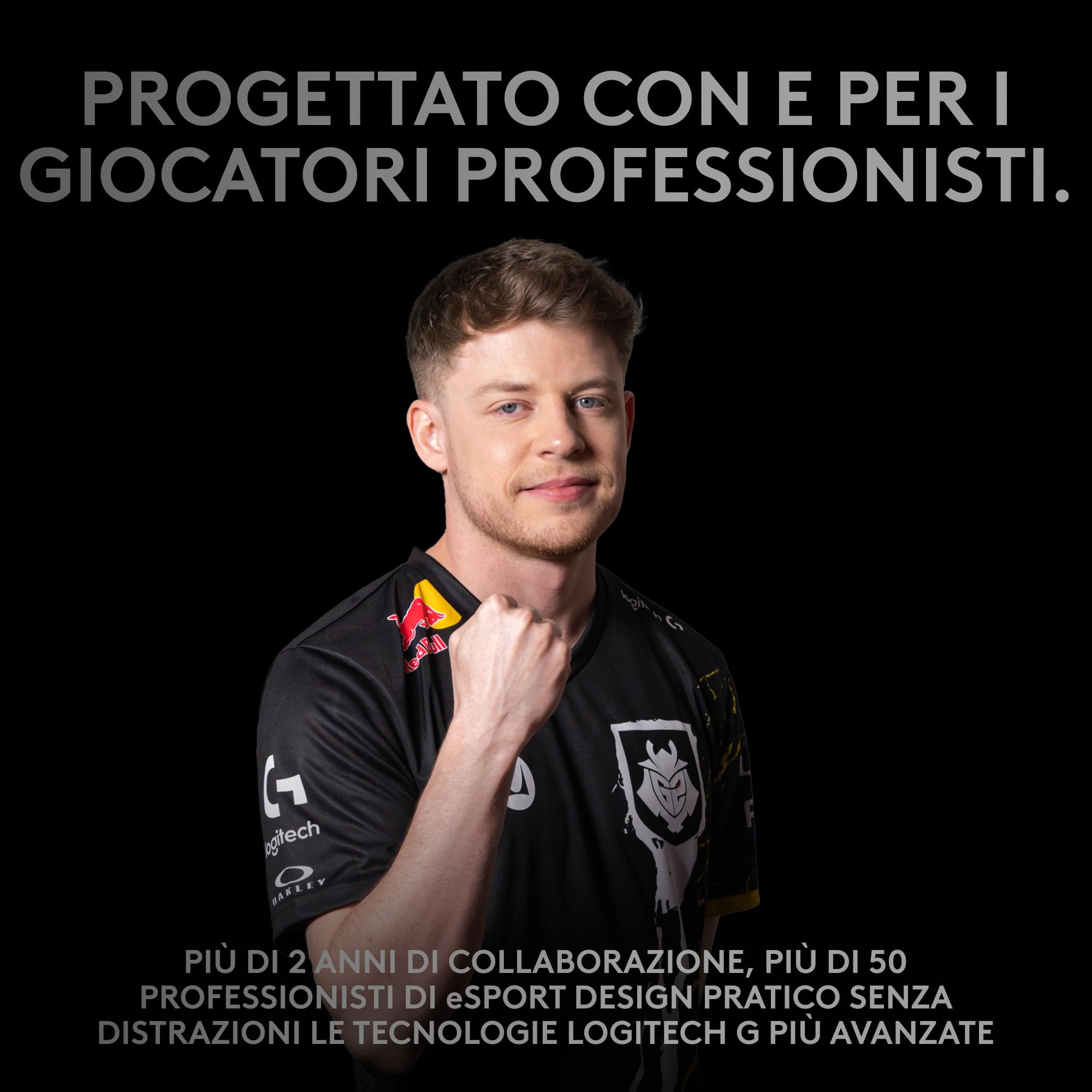 Logitech G PRO Wireless Gaming Mouse - HERO 25K Sensor, 25,600 DPI, RGB Lighting, Ultra-Lightweight for eSports | 4-8 Programmable Buttons, POWERPLAY Compatible | Perfect for PC Gaming, Laptop Use & Competitive eSports Tournaments