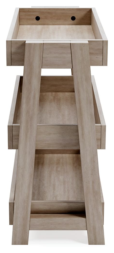 Blariden Wooden Shelf Accent Table - Modern Side Table with Storage Shelf for Living Room, Bedroom & Office - Perfect for Displaying Decor, Books & Plants