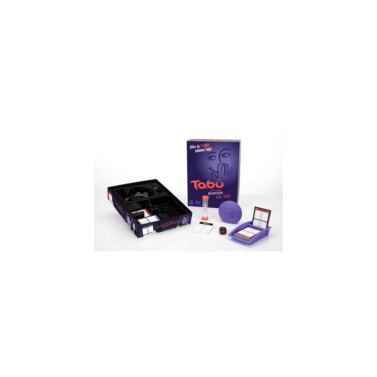 Hasbro Gaming Taboo Dice Game - Spanish Version, Fun Family Party Board Game for Adults & Kids, 26.7 x 20.1 x 5.1 cm, Multicolor - Perfect for Game Nights, Birthday Parties & Team Building Activities