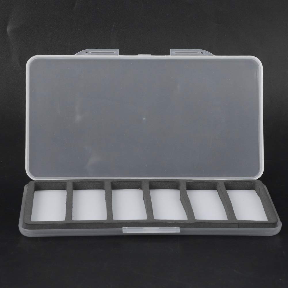 Keenso ABS Magnetic Fly Fishing Tackle Box - Waterproof Fishing Hook & Lure Storage Case with Foam Insert - Perfect for Fly Fishing, Bass Fishing & Outdoor Adventures