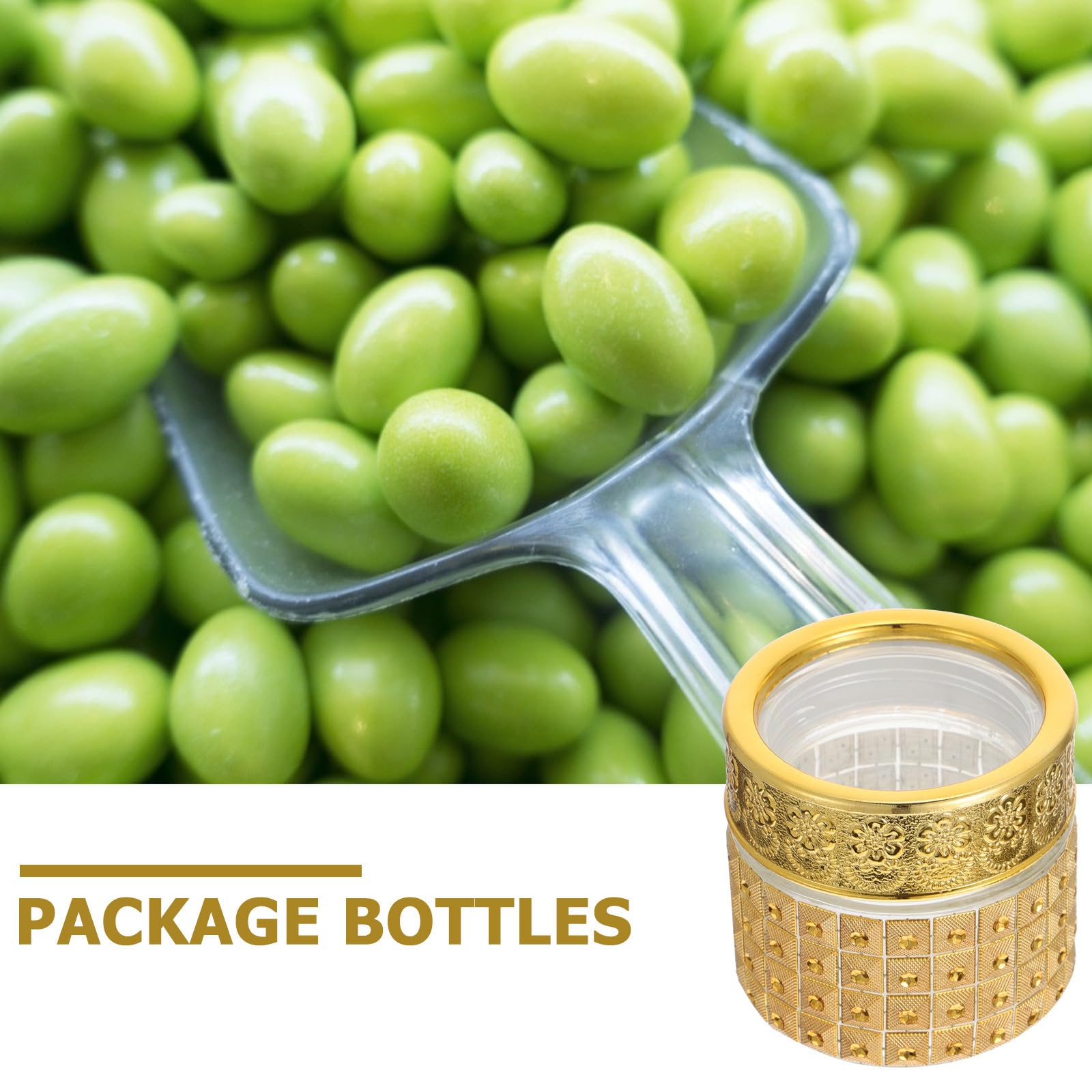4-Piece Glass Travel Bottle Set with Lids - Leakproof Toiletry Containers for Shampoo, Lotion & Cosmetics | Portable Luxury Storage Jars for DIY, Samples & Travel Essentials (Home, Gym, Vacation Use)