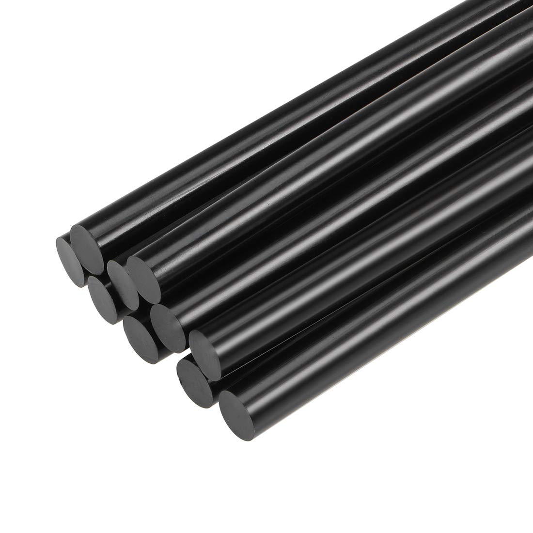 uxcell Mini Hot Glue Gun Sticks 11-inch x 0.44-inch for Craft Glue Guns, Black (10pcs) - Perfect for DIY Crafts, Home Repairs & School Projects
