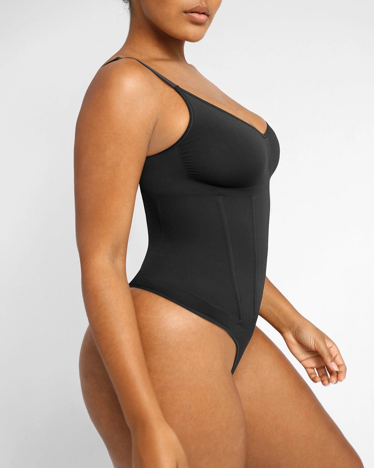 Waist Boning Corset Bodysuit for Women - Slimming Shapewear with Steel Bones - Perfect for Waist Training, Tummy Control & Special Occasions