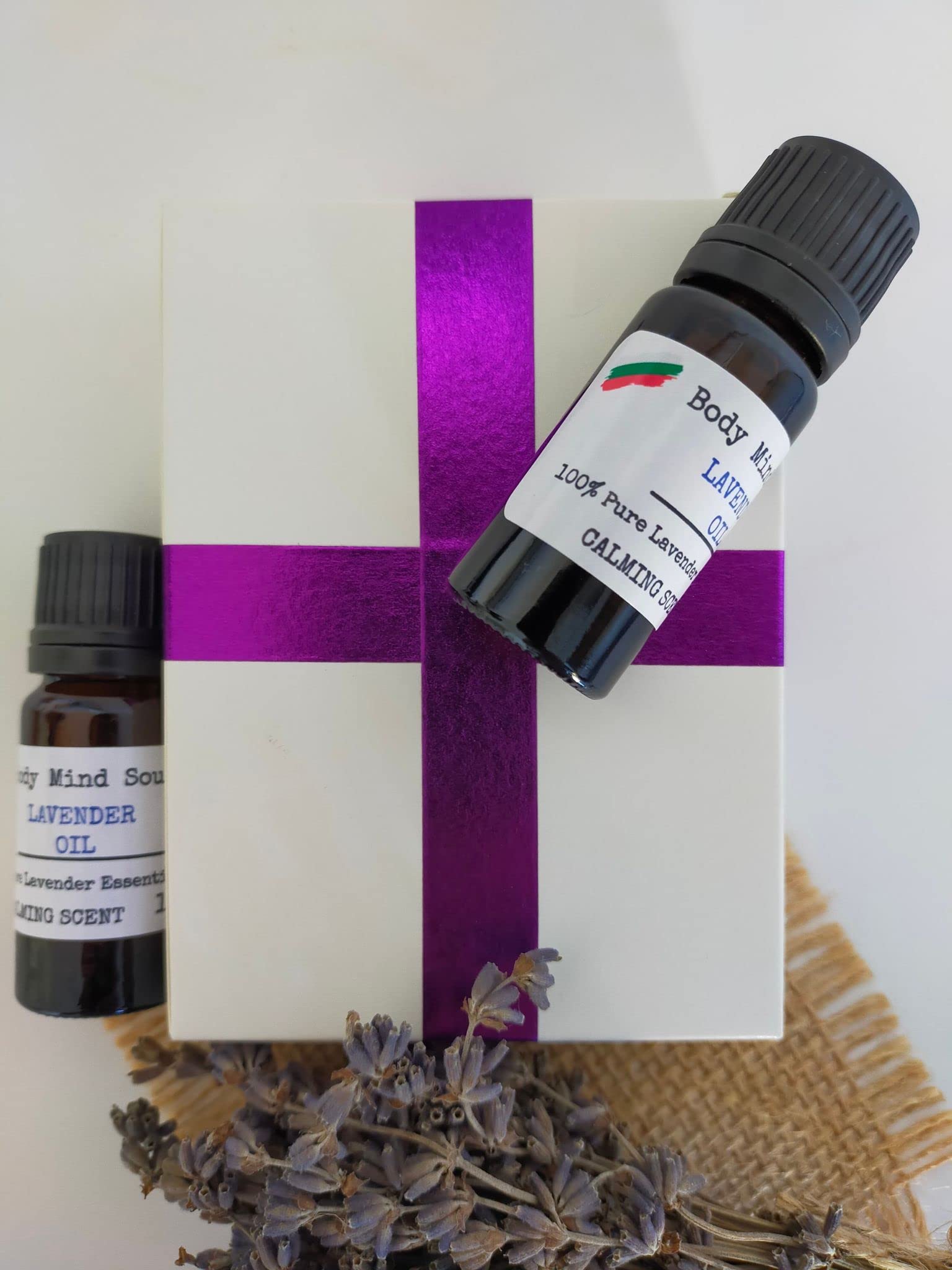 10ml 100% Pure Natural Lavender Essential Oil for Aromatherapy, Relaxation & Skin Care