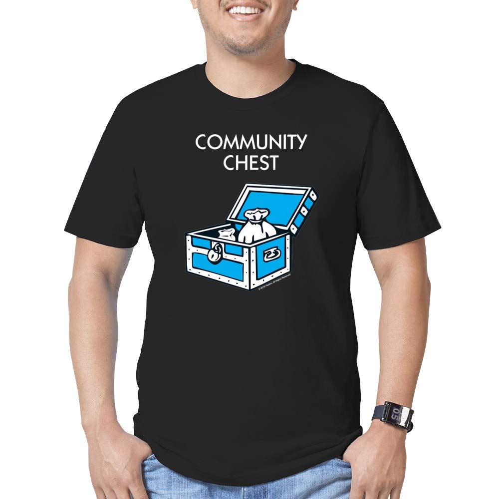 Monopoly Community Chest Men's Fitted T-Shirt - Classic Board Game Inspired Apparel for Casual Wear & Gamer Outfits