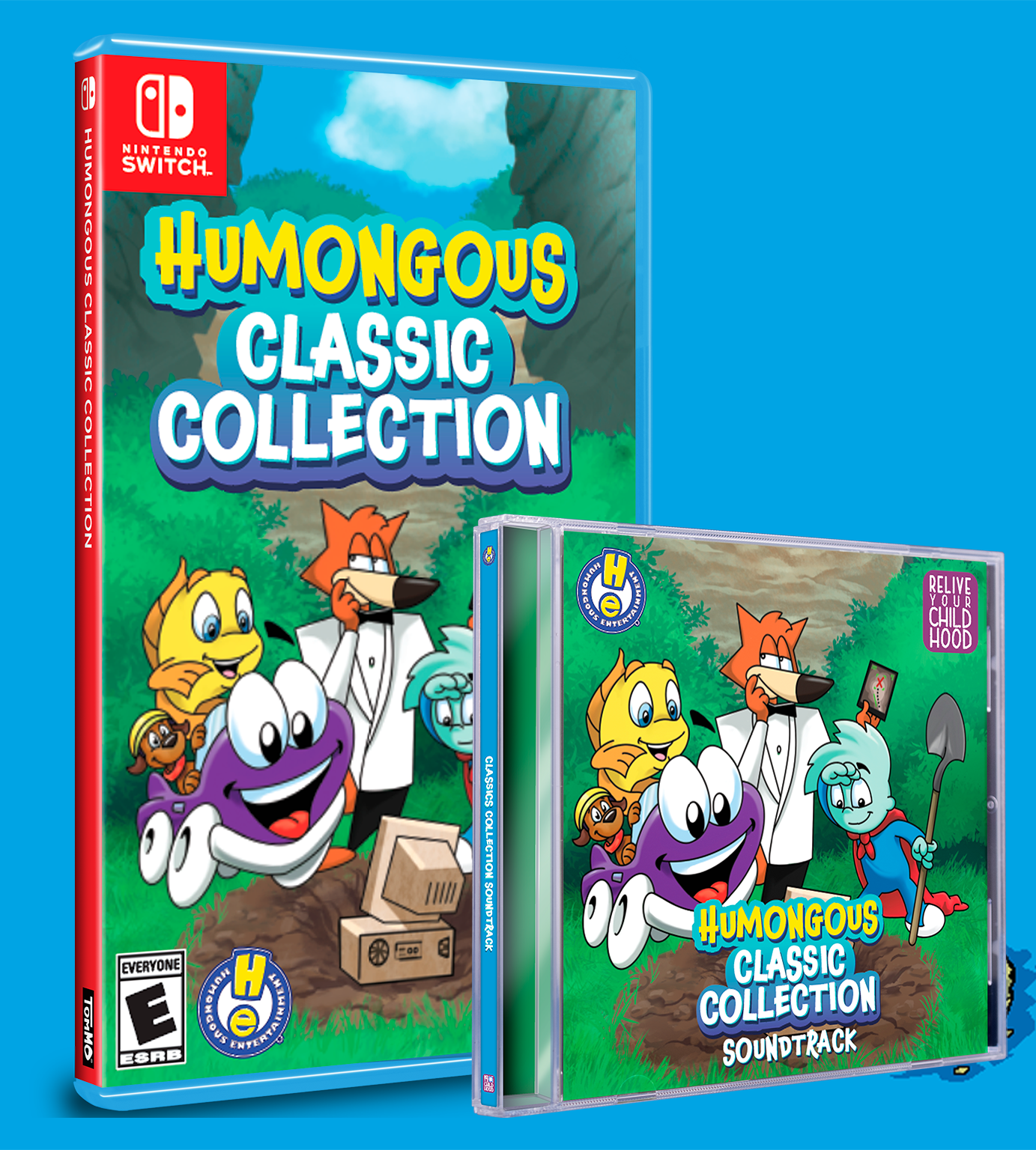 Nintendo Switch Humongous Classic Collection - Retro Game Bundle for Kids & Adults | Perfect for Family Game Nights & Nostalgic Gaming