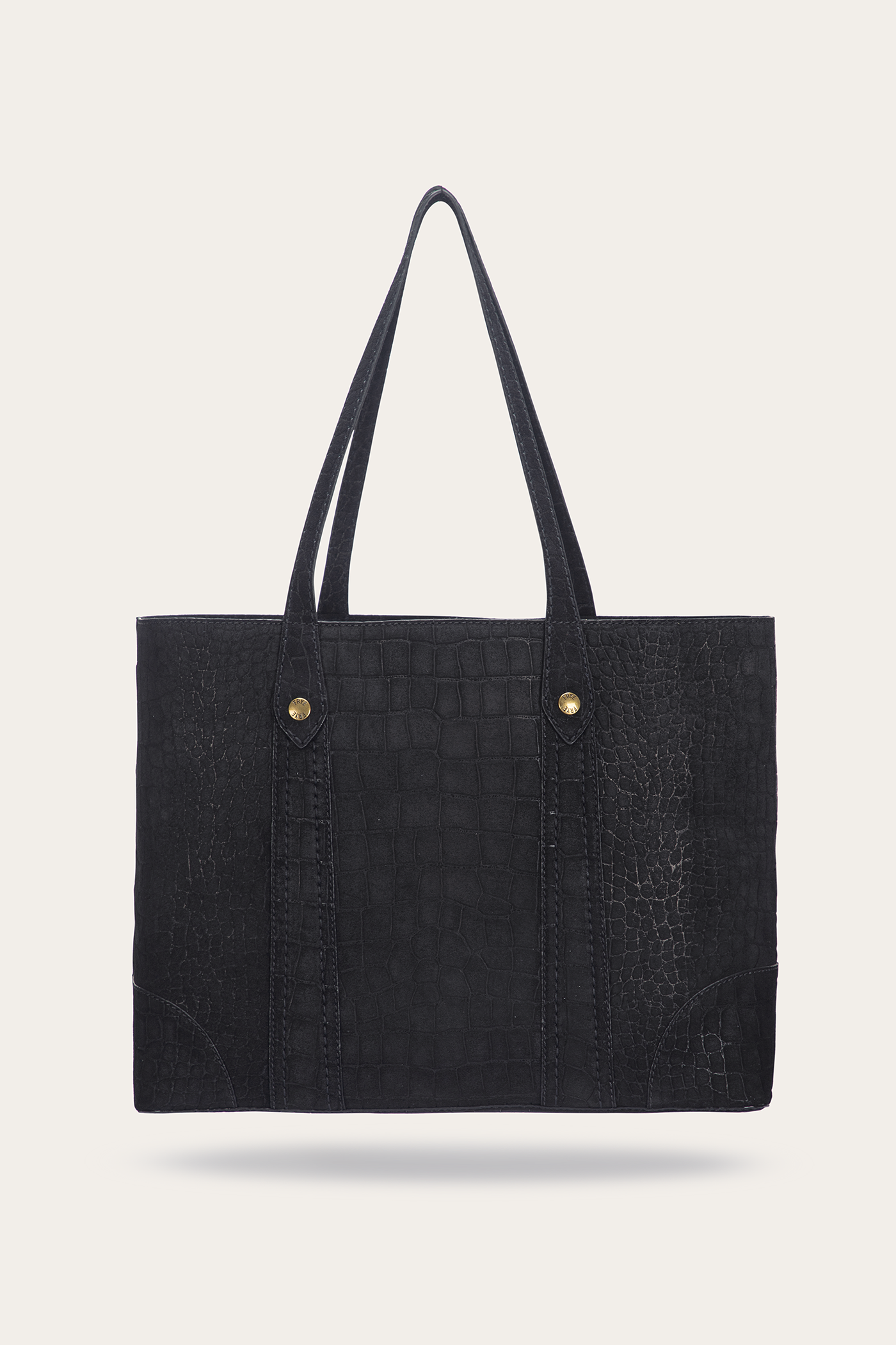 Melissa Suede Crocodile Embossed Tote Bag - Stylish & Spacious Handbag for Women, Perfect for Work, Travel, and Everyday Use