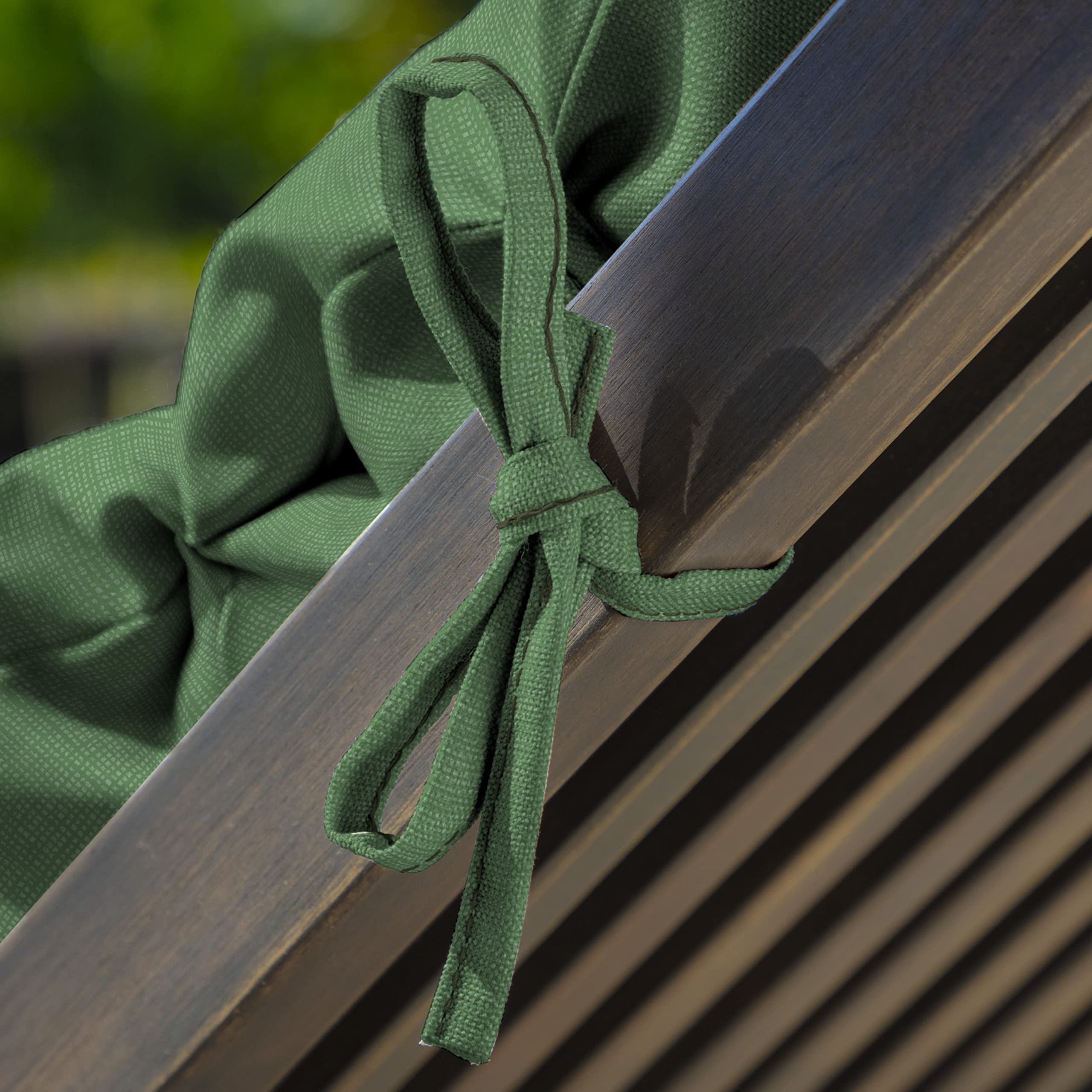 Arden Outdoor Chaise Cushion 21x72 Inches - Waterproof & Fade Resistant Patio Lounge Chair Cushion in Moss Green - Perfect for Poolside, Deck, and Garden Relaxation