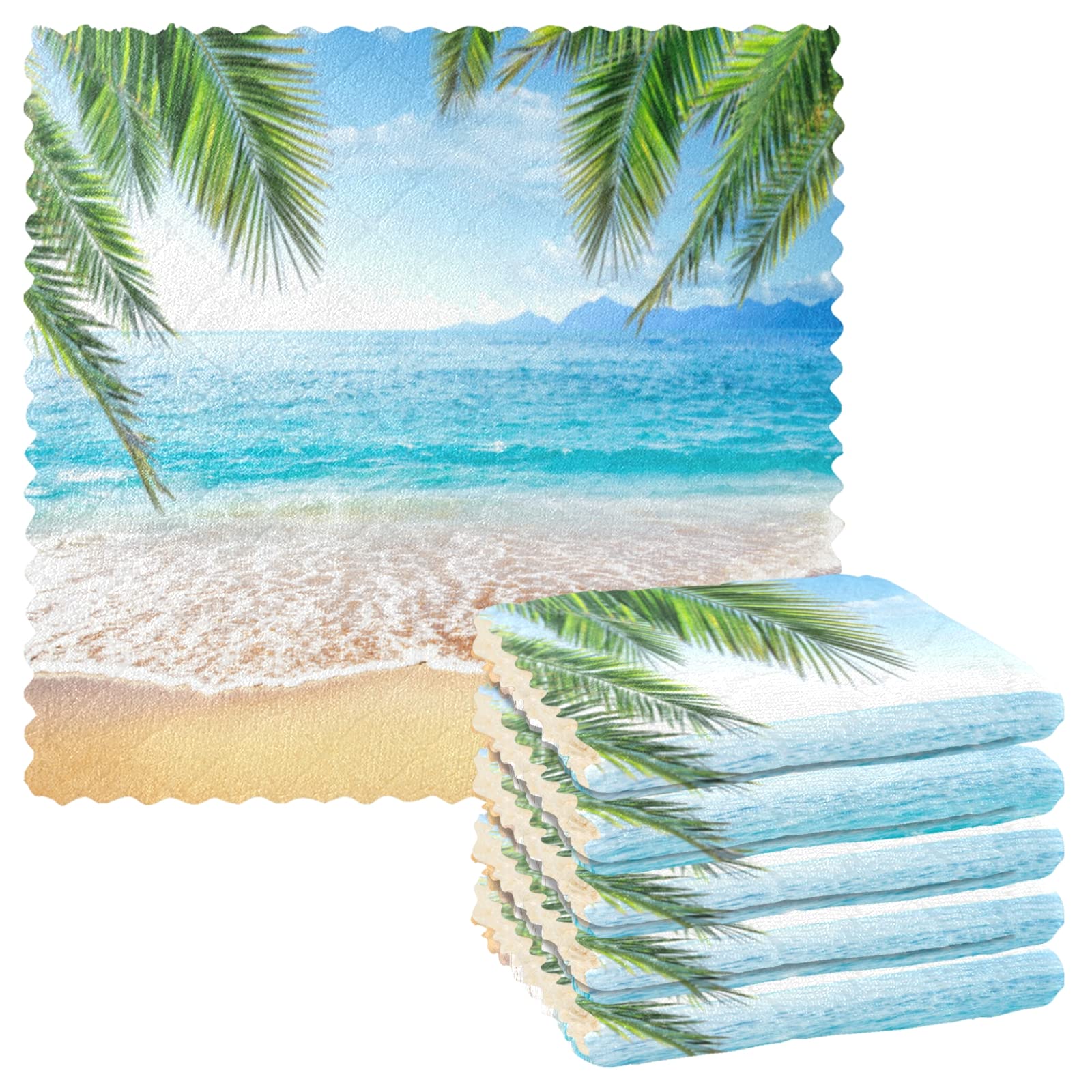 ALAZA Super Absorbent Dish Towels Set of 6 - 11
