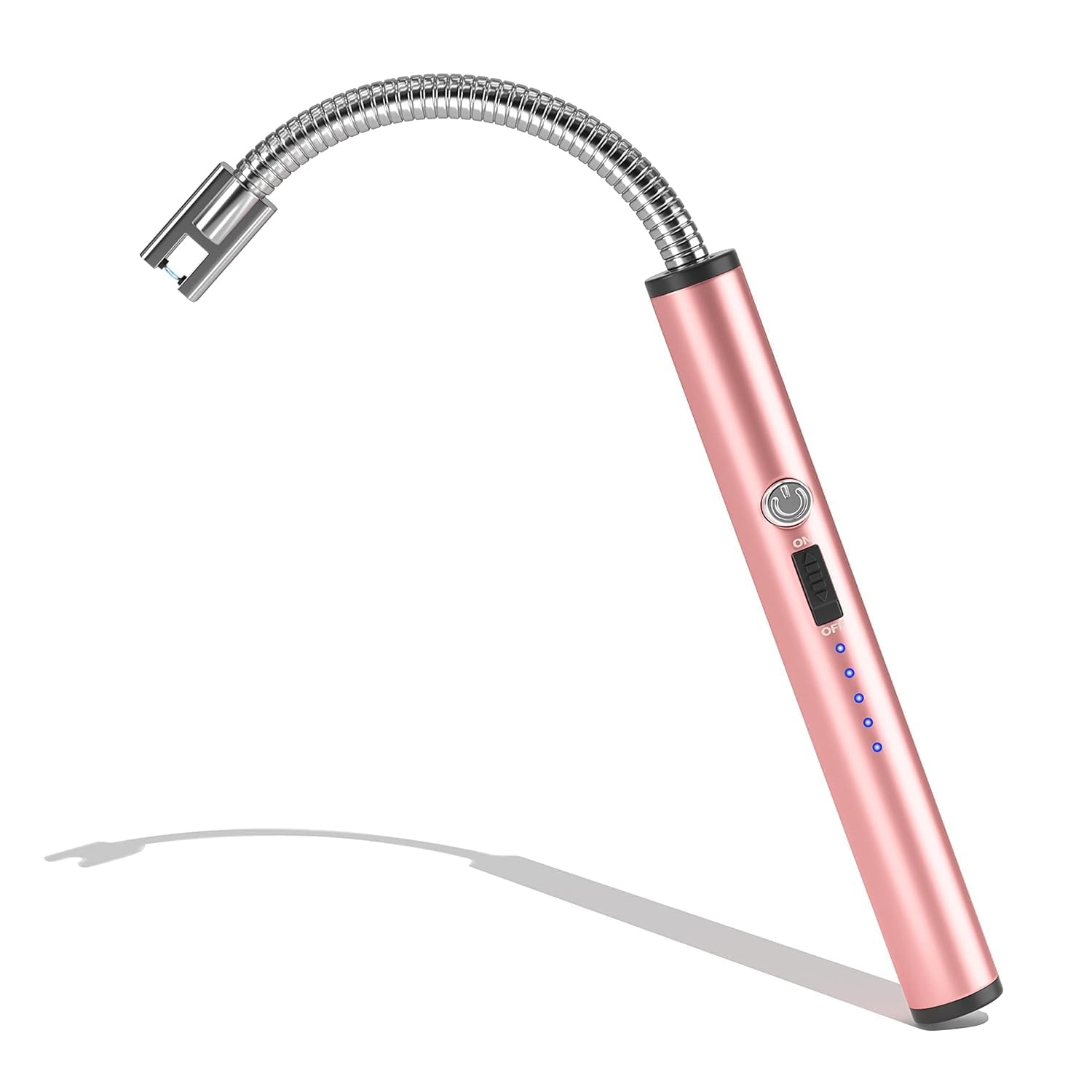 SHUWANJIA Plasma Rechargeable Electric Lighter - Windproof, 360° Flexible, USB Charging for Kitchen, BBQ, Candles, Pooja, Camping & Outdoor Use - Multi-Color Flameless Lighter (Ideal for Home, Travel & Emergency Lighting)