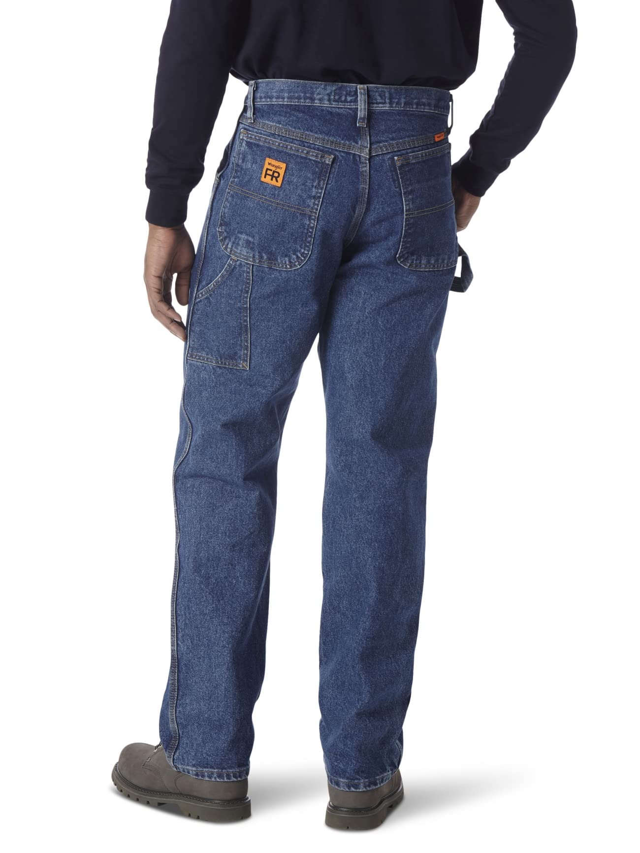 Wrangler Men's Riggs Workwear Flame Resistant Carpenter Jeans - Durable FR Work Pants for Construction, Carpentry & Industrial Safety | OSHA Compliant Workwear