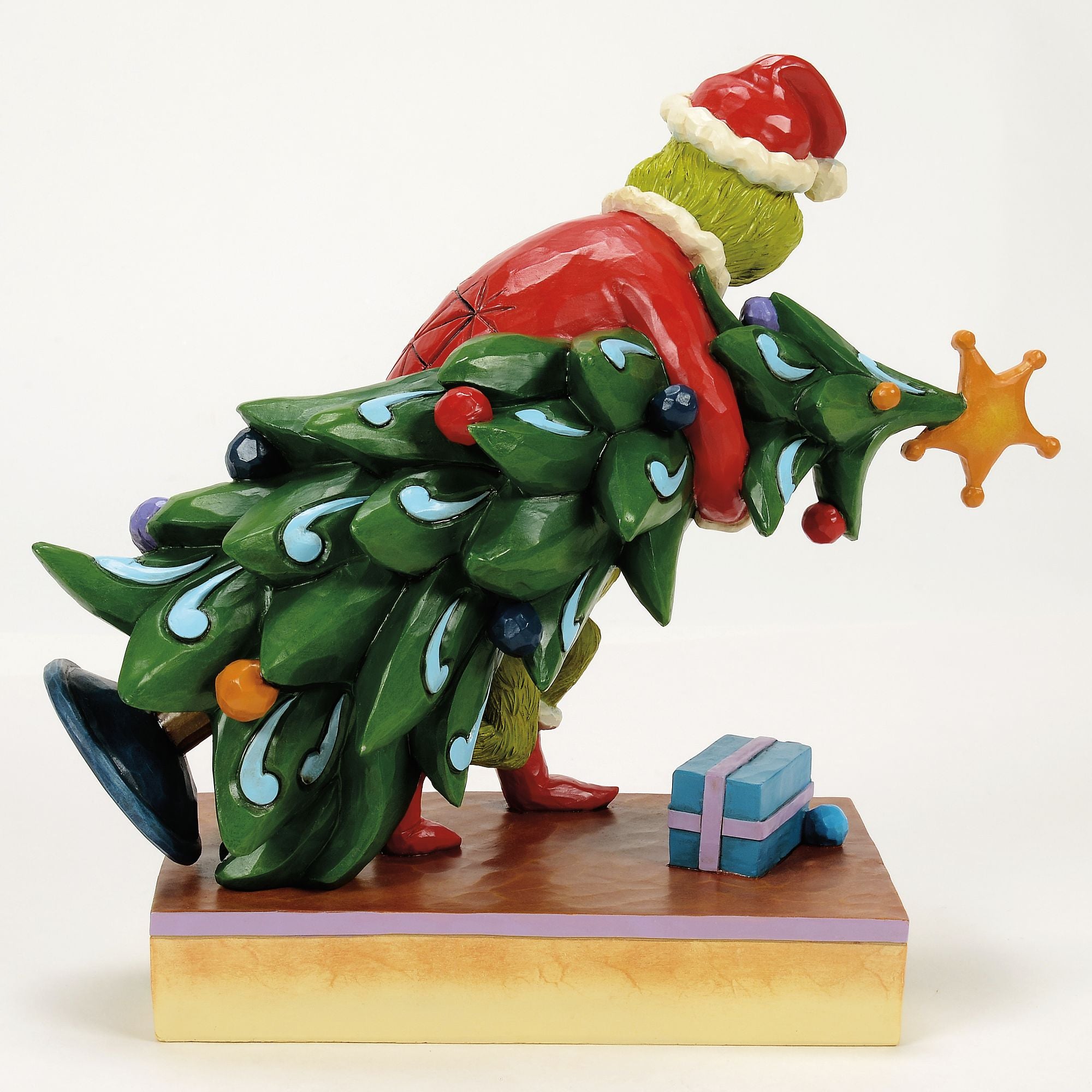 Grinch Christmas Tree Decorations - Theft Themed Holiday Ornaments for Xmas Party & Home Decor